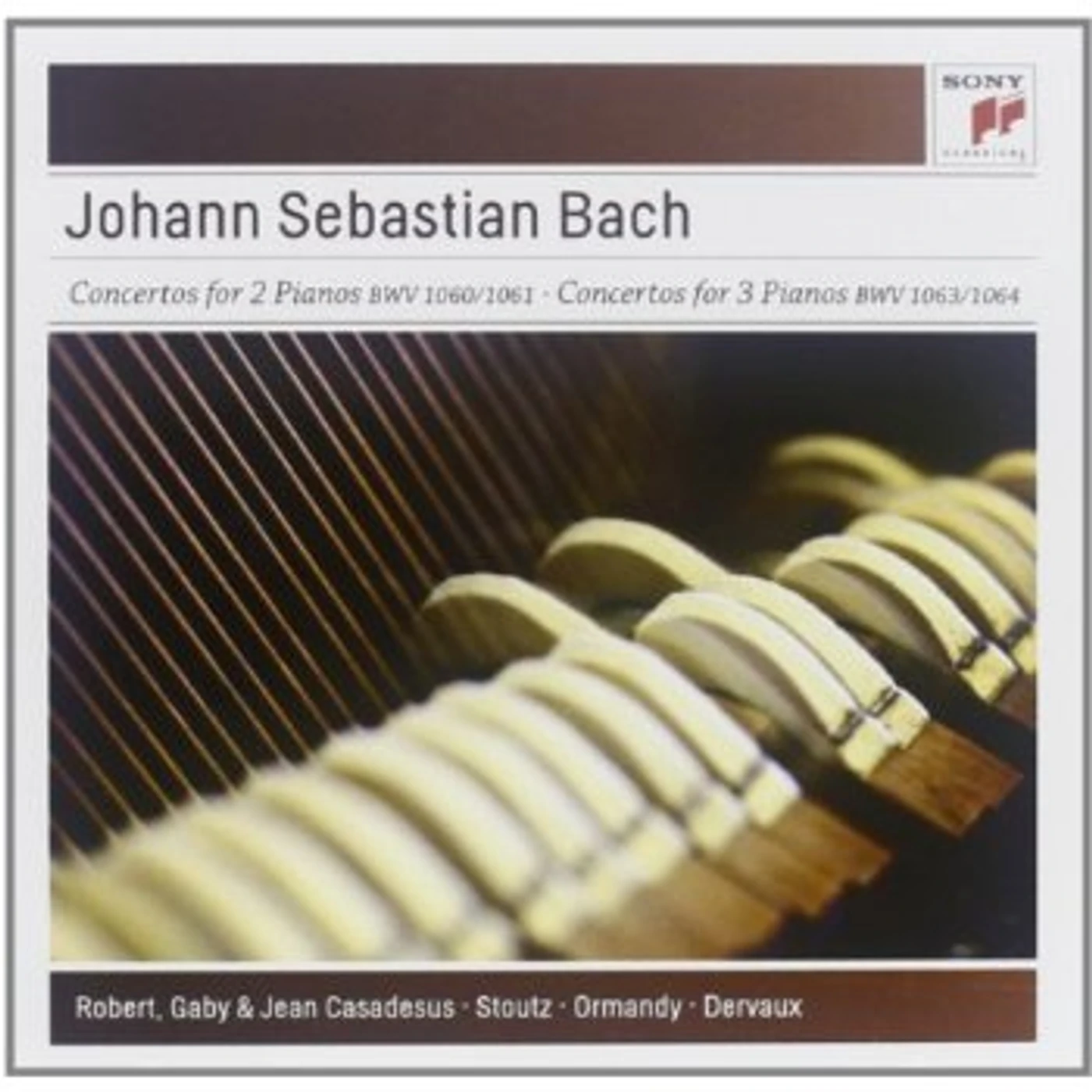 J.S. Bach CONCERTOS FOR TWO & THREE PIANOS CD
