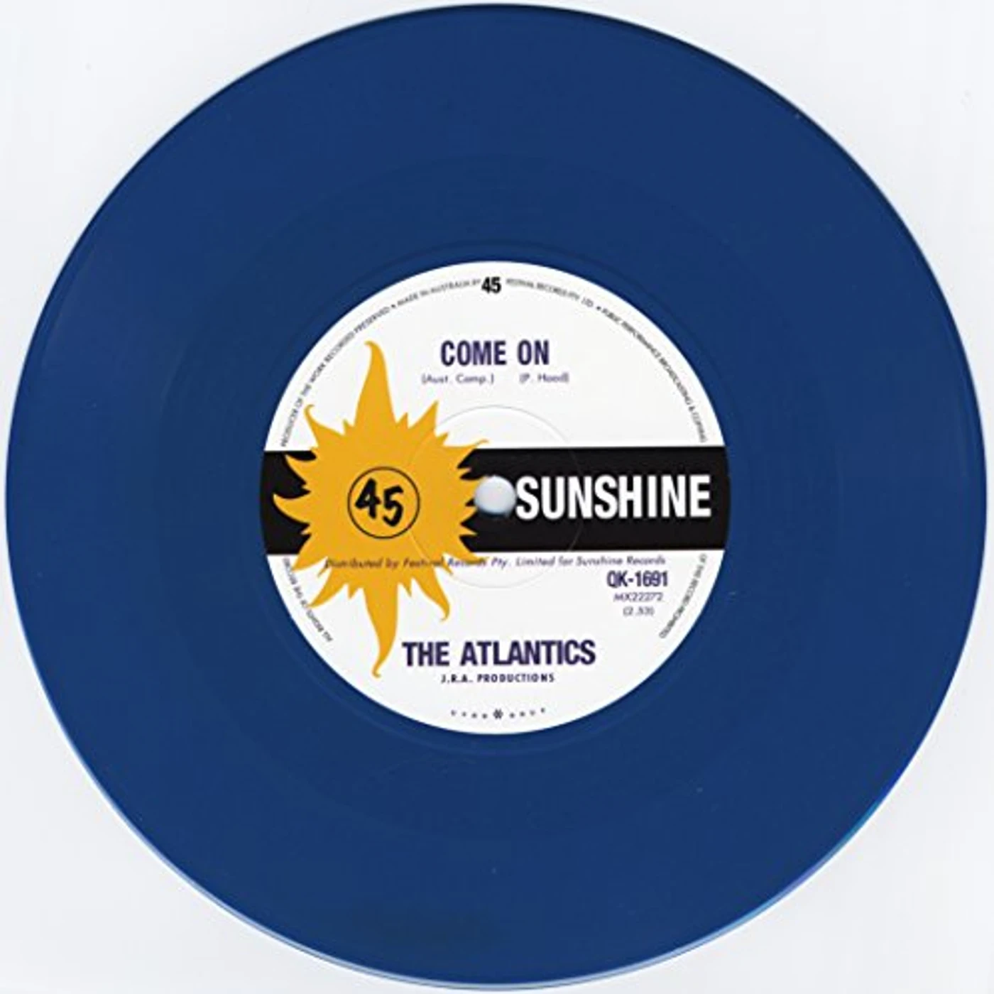 Atlantics COME ON/YOU TELL ME WHY Vinyl Record