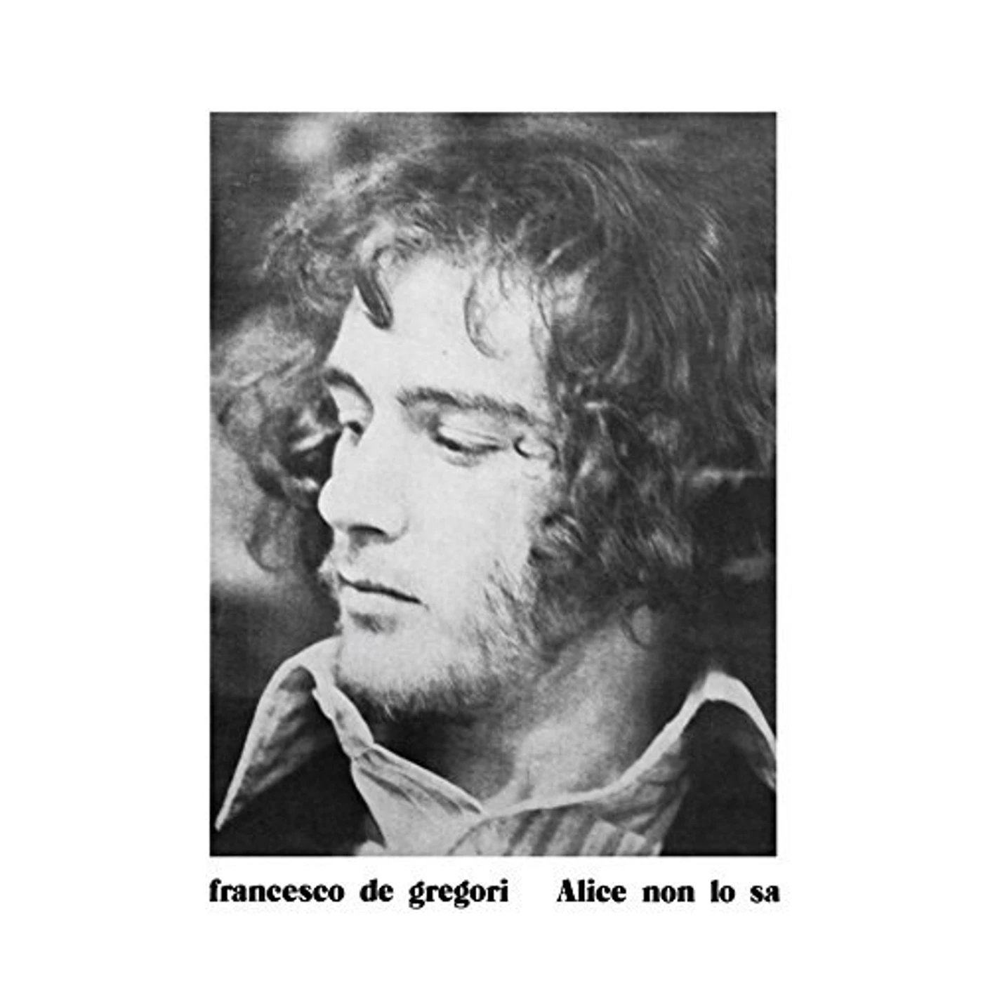 Francesco De Gregori Alice Non Lo Sa Vinyl Record