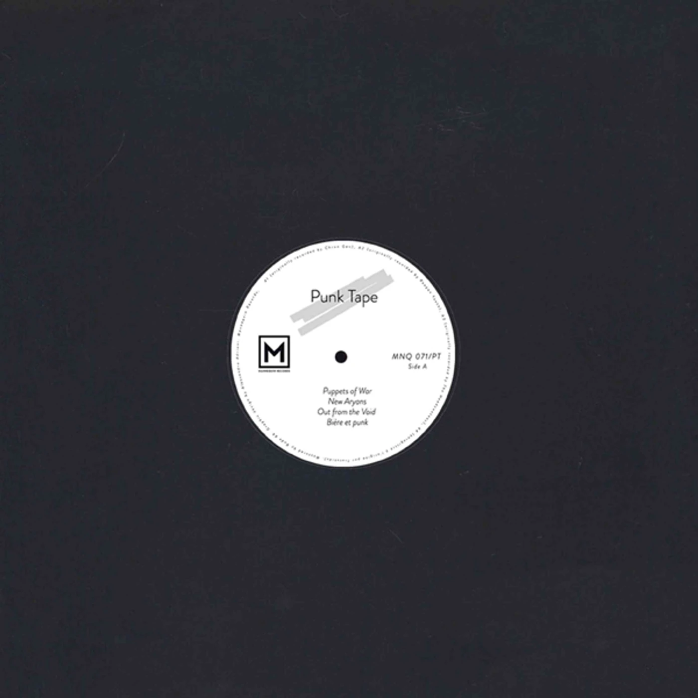 Police Des Moeurs CEUX QUI RESTENT & PUNK TAPE Vinyl Record