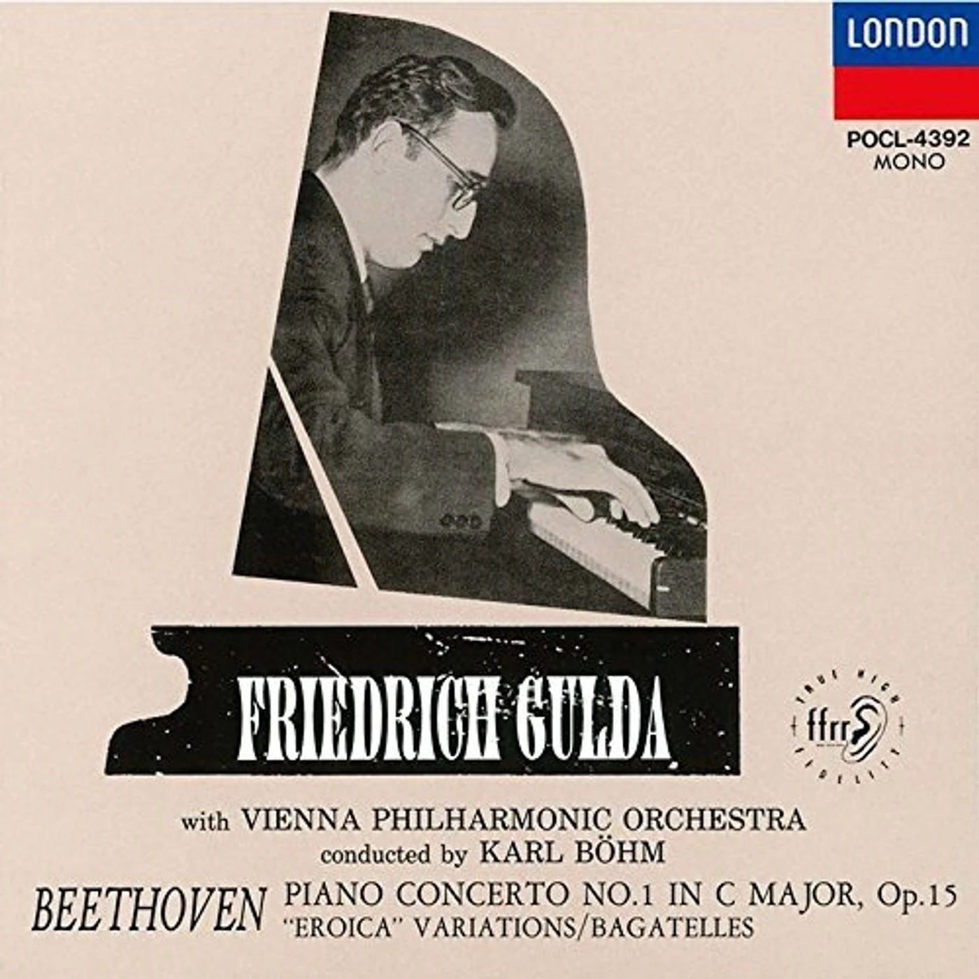 Friedrich Gulda BEETHOVEN: PIANO CONCERTO 1 CD