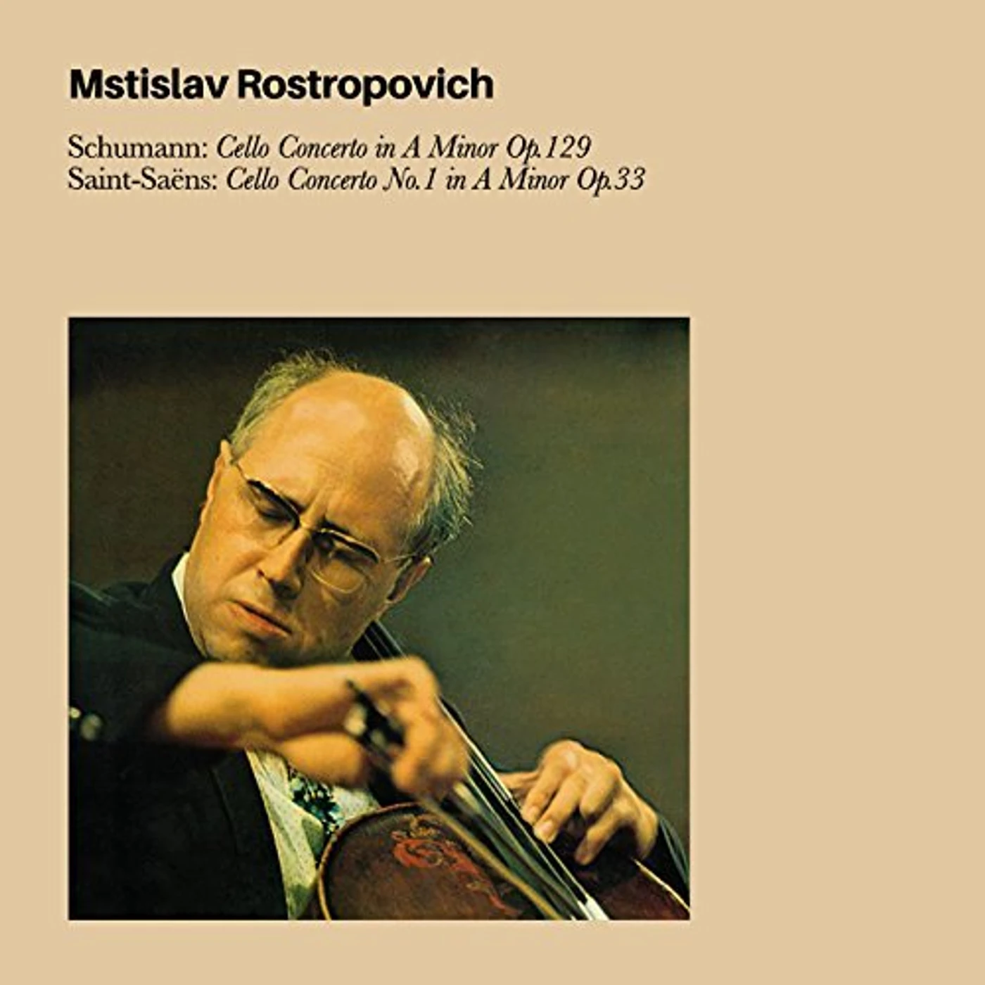 Mstislav Rostropovich SCHUMANN: CLO CTO / SAINT-SAENS: CLO CTO NO.1 CD