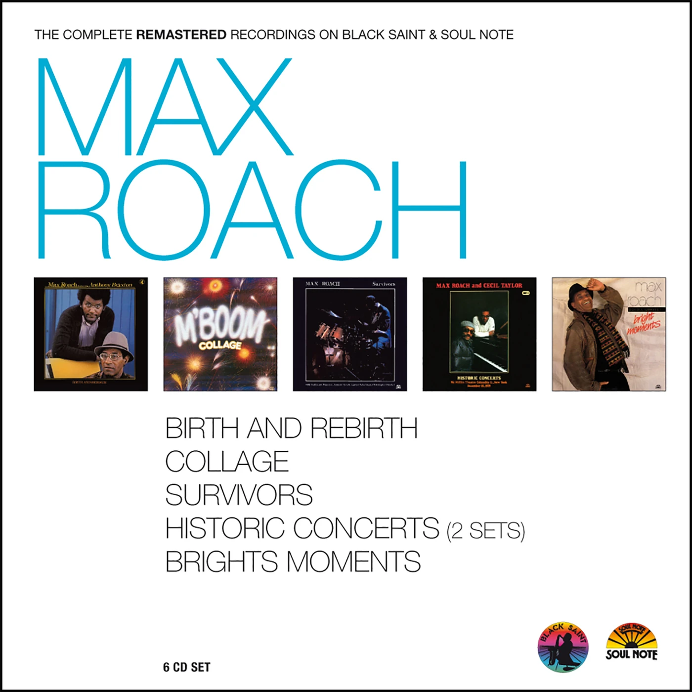 MAX ROACH - THE COMPLETE REMASTERED RECORDINGS CD