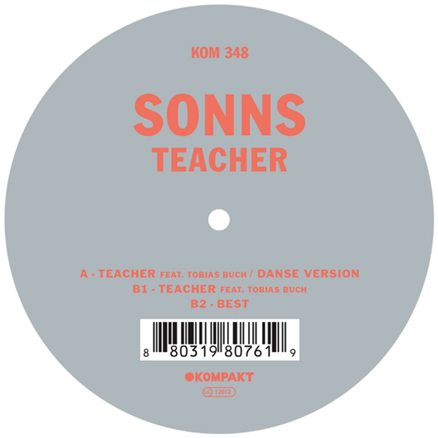 Sonns Teacher Vinyl Record