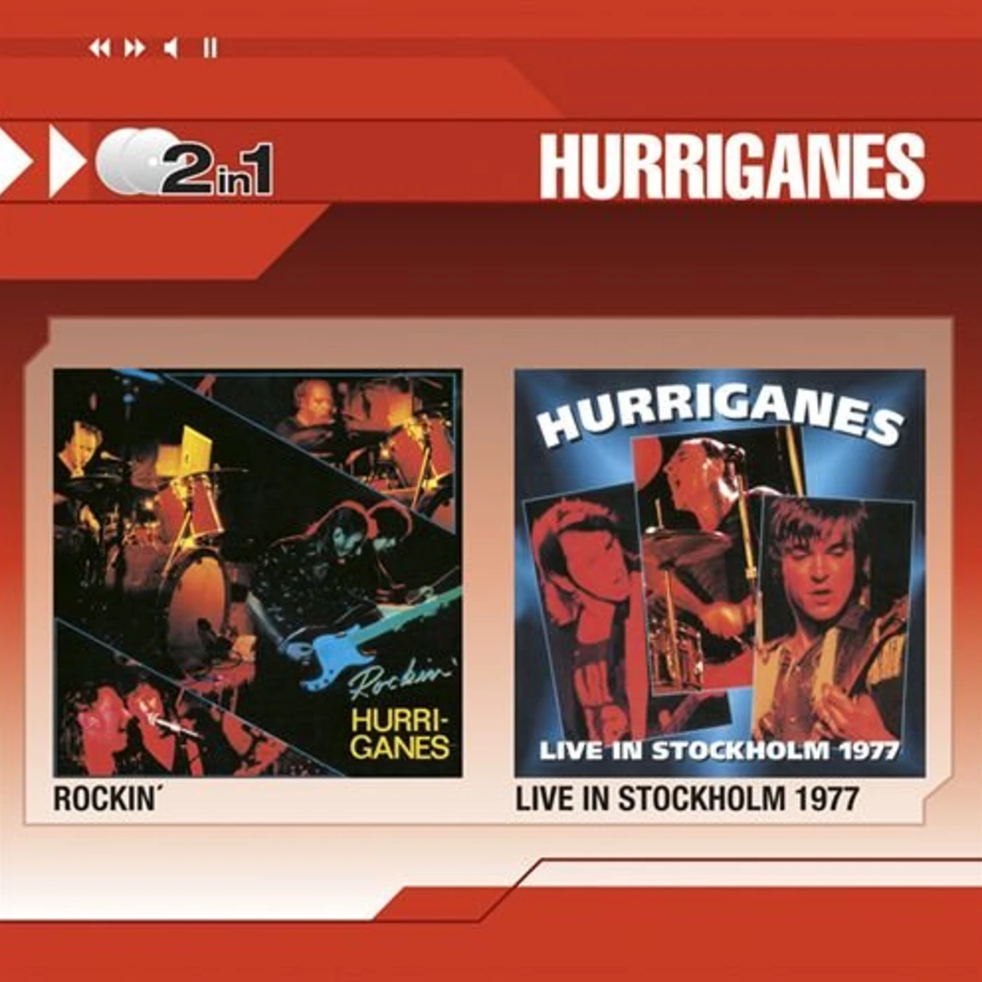 Hurriganes LIVE IN STOCKHOLM 1977 + ROCKIN CD