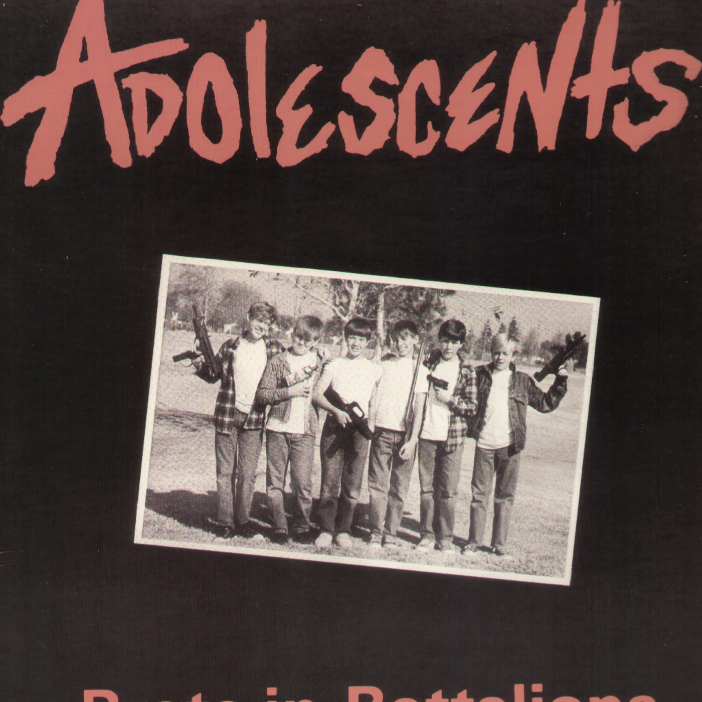 Adolescents BRATS IN BATTALIONS (RED VINYL) Vinyl Record