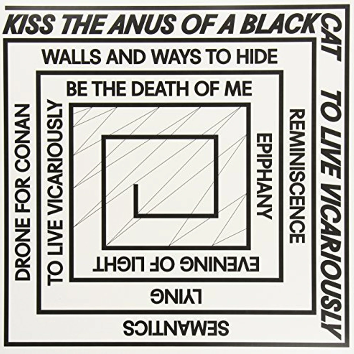 kiss the anus of a black cat To Live Vicariously Vinyl Record