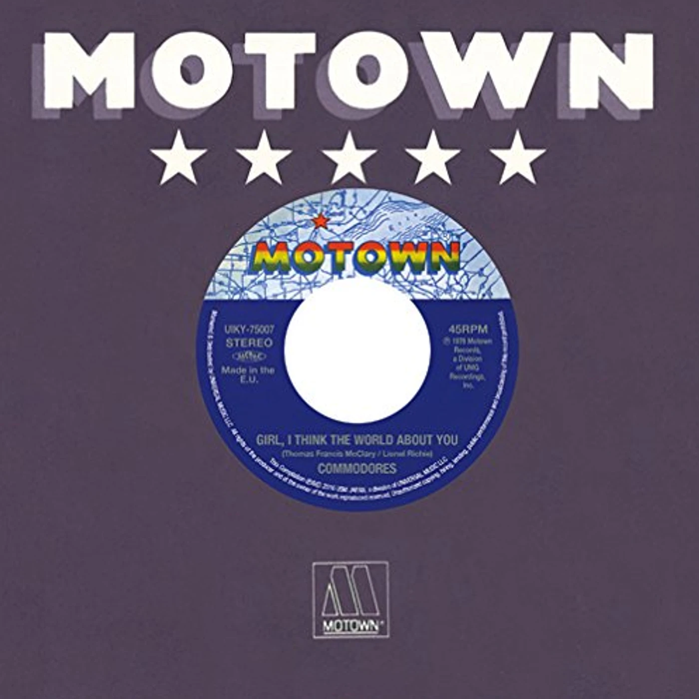 COMMODORES / GAP BAND GIRL I THINK THE WORLD ABOUT YOU/OUTSTANDING Vinyl Record