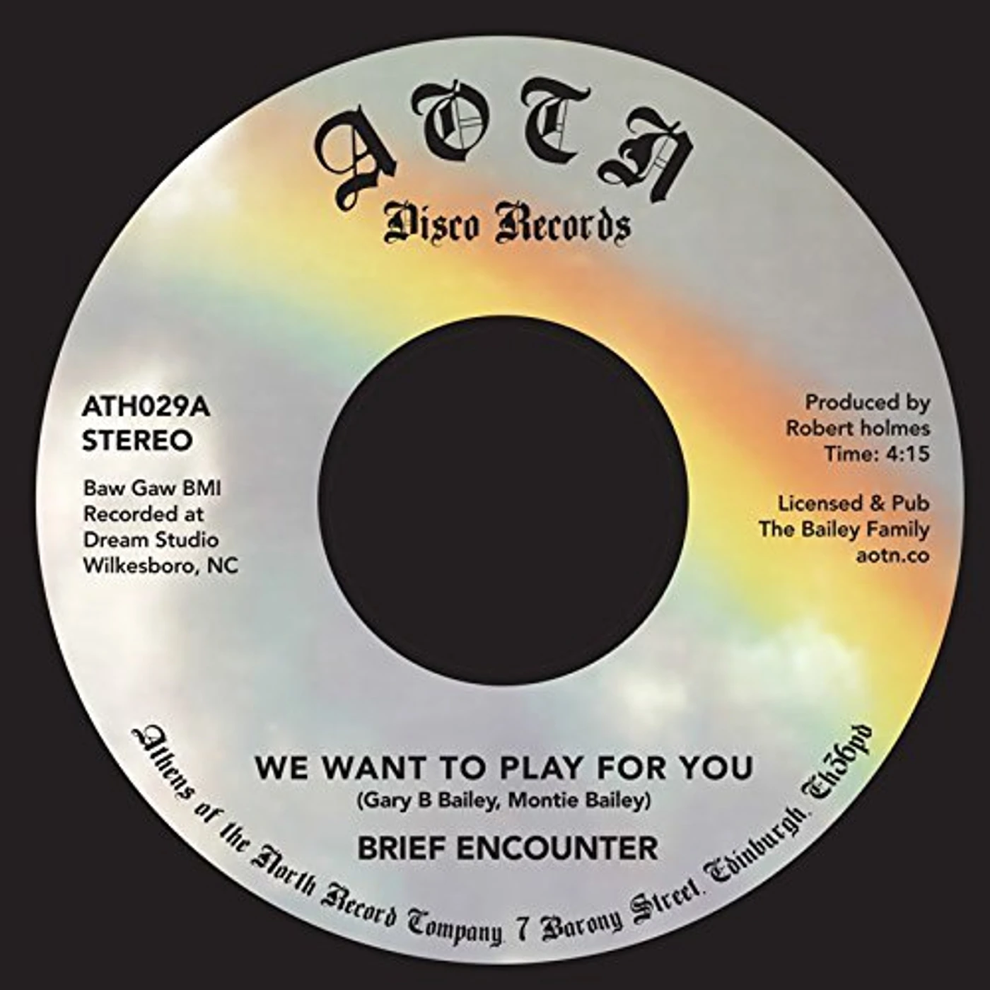 The Brief Encounter WE WANT TO PLAY FOR YOU Vinyl Record