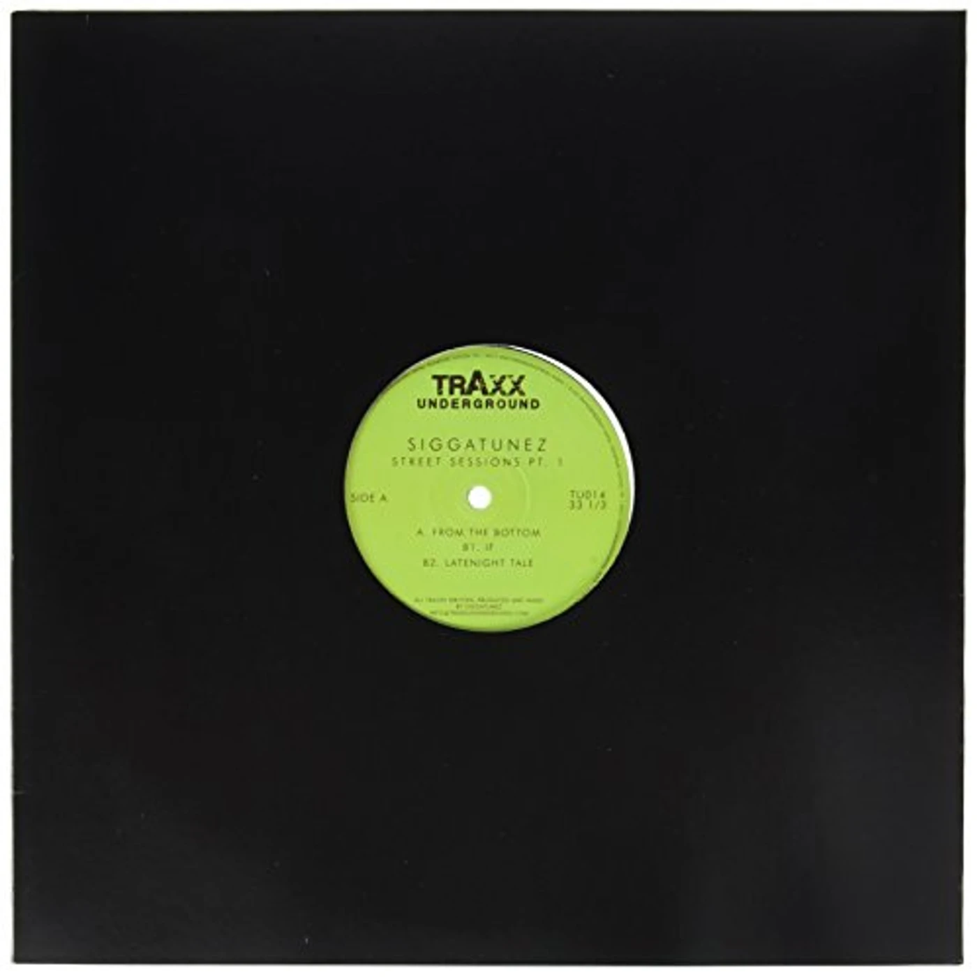 Siggatunez STREET SESSIONS PT 1 Vinyl Record