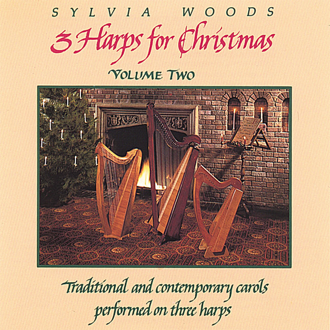 Sylvia Woods 3 HARPS FOR CHRISTMAS 2 CD