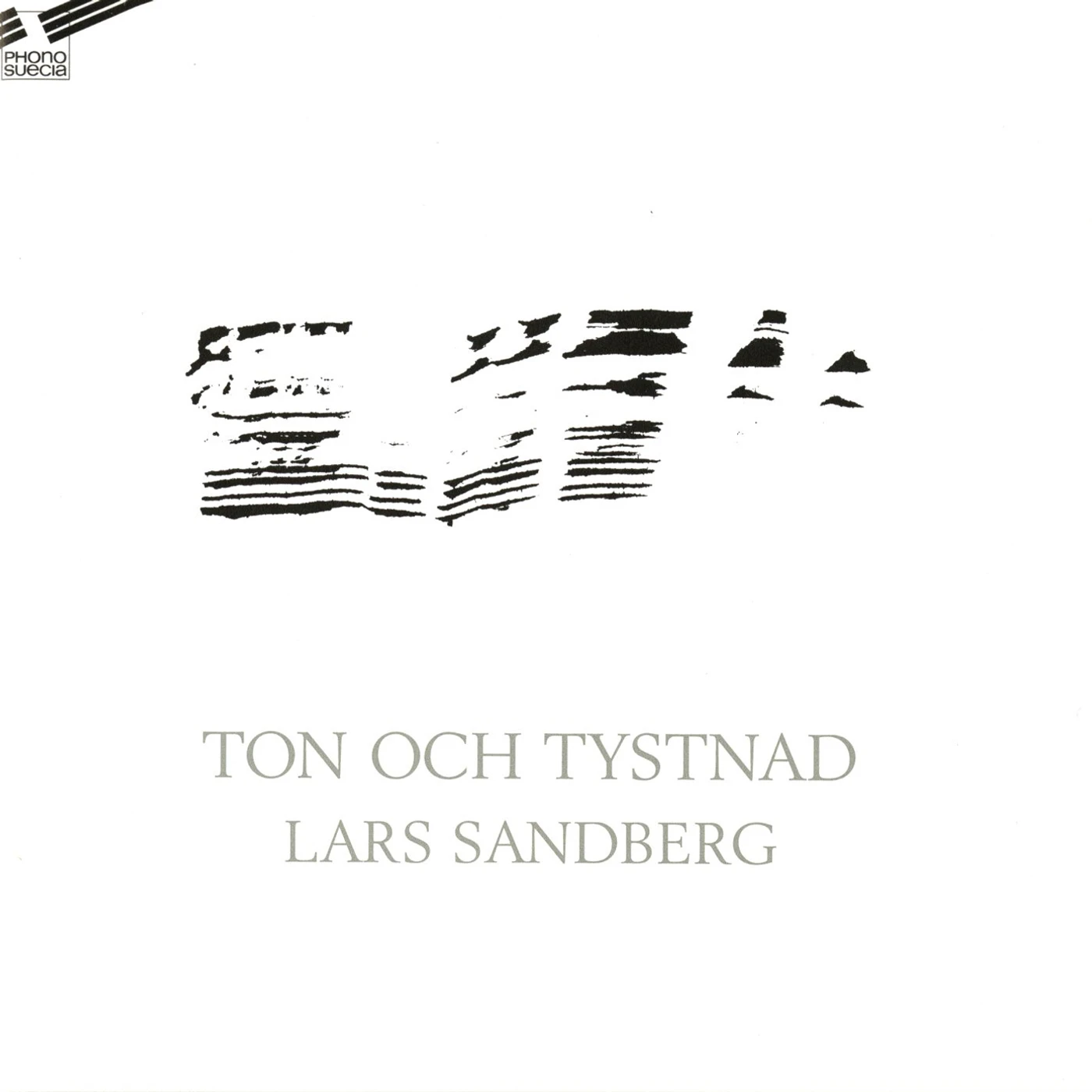 Sandberg TON OCH TYSTNAD CD