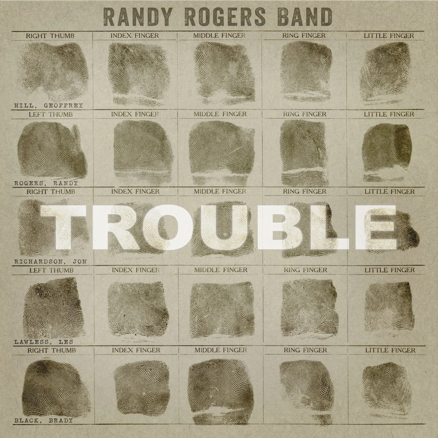 Randy Rogers TROUBLE CD