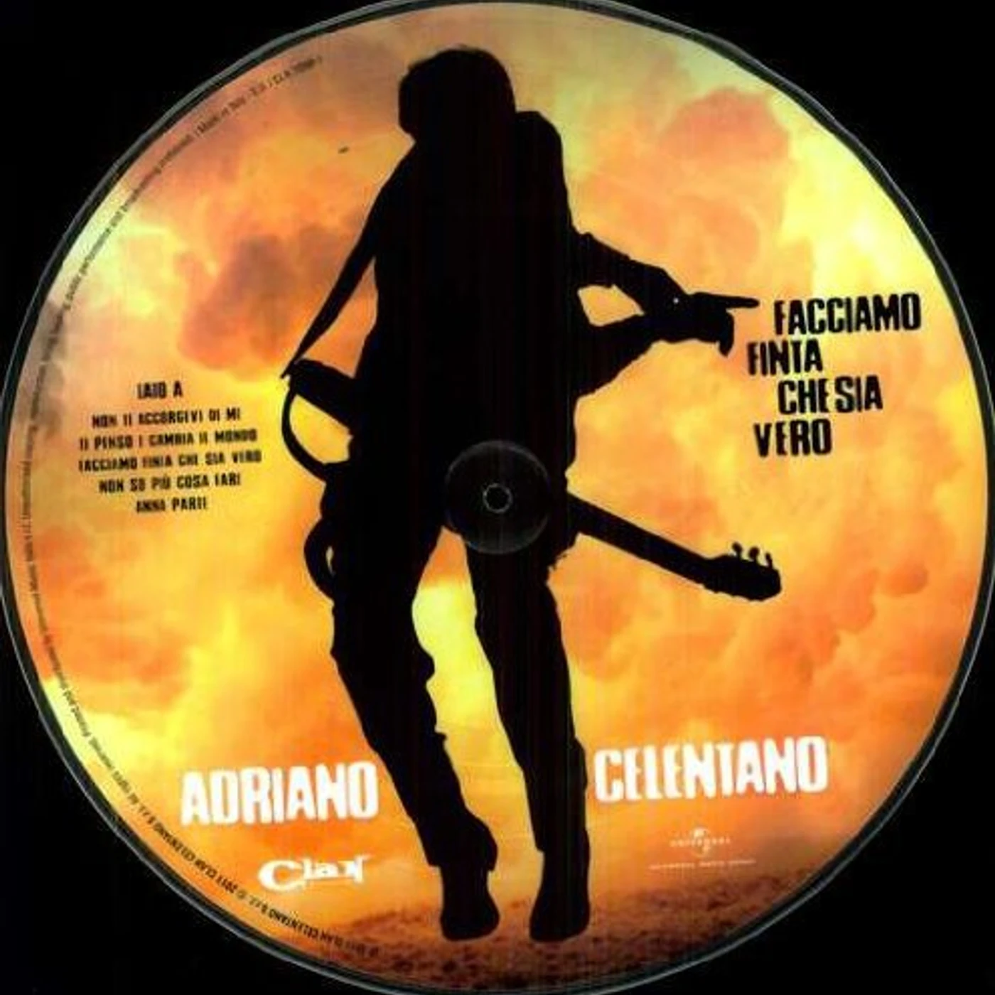 Adriano Celentano Facciamo Finta Che Sia Vero Vinyl Record