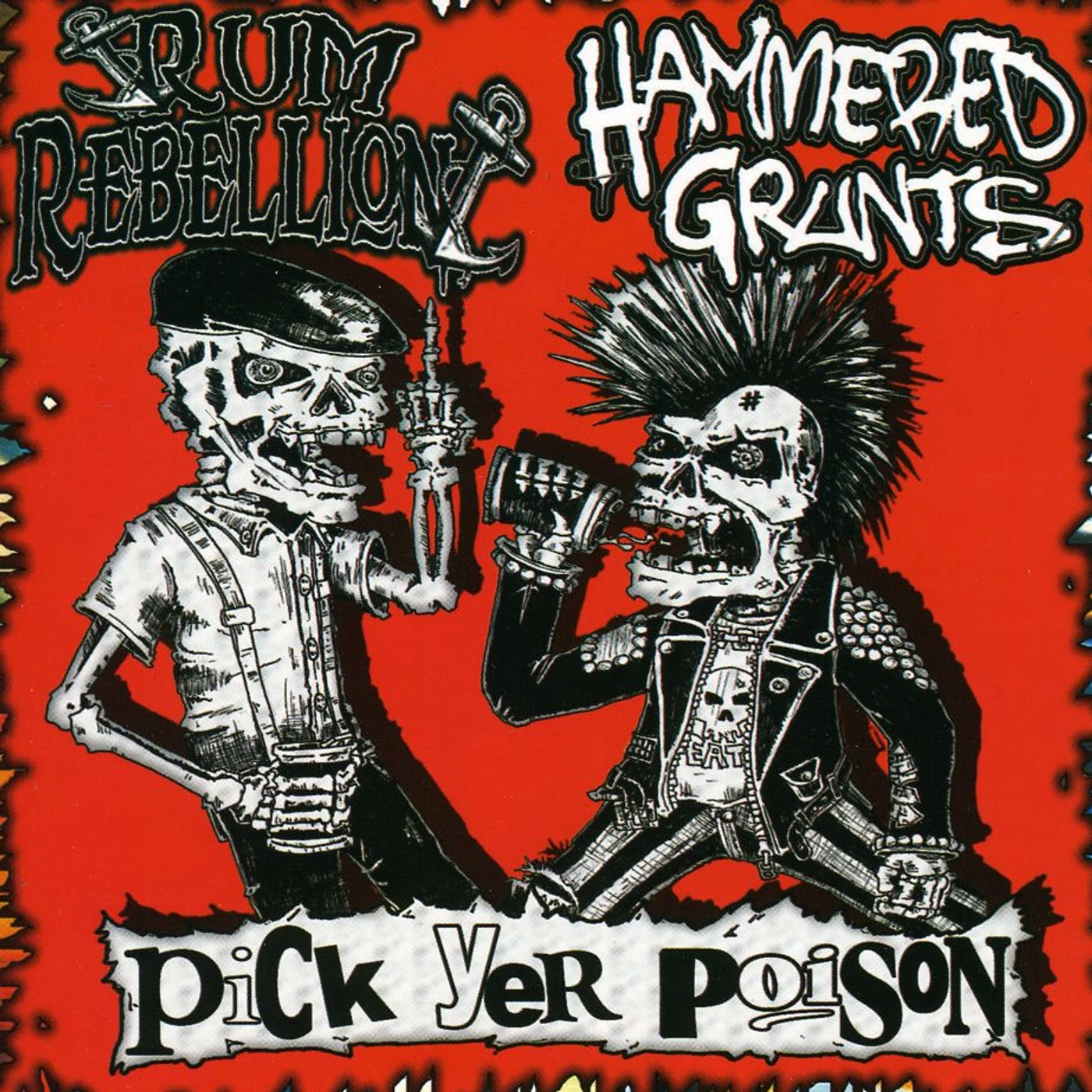 Rum Rebellion PICK YER POISON SPLIT CD