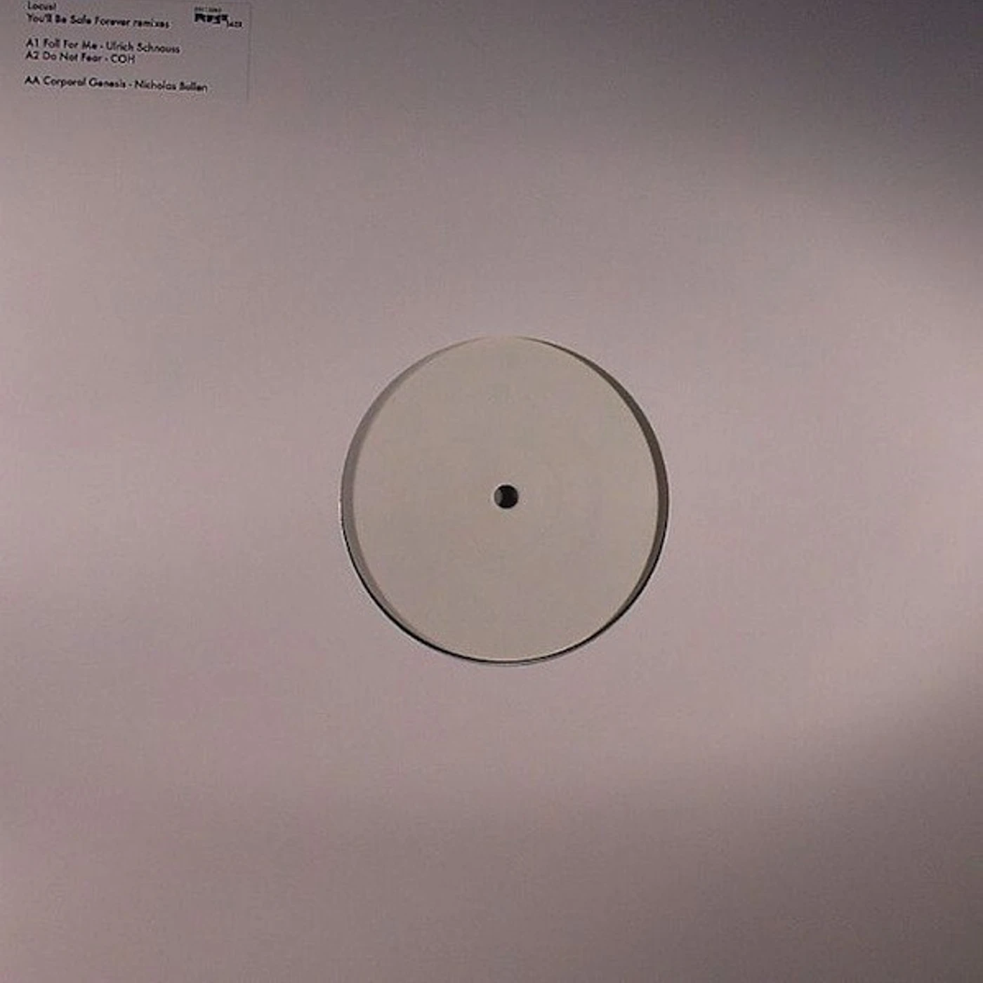 Locust YOU'LL BE SAFE FOREVER REMIXES Vinyl Record