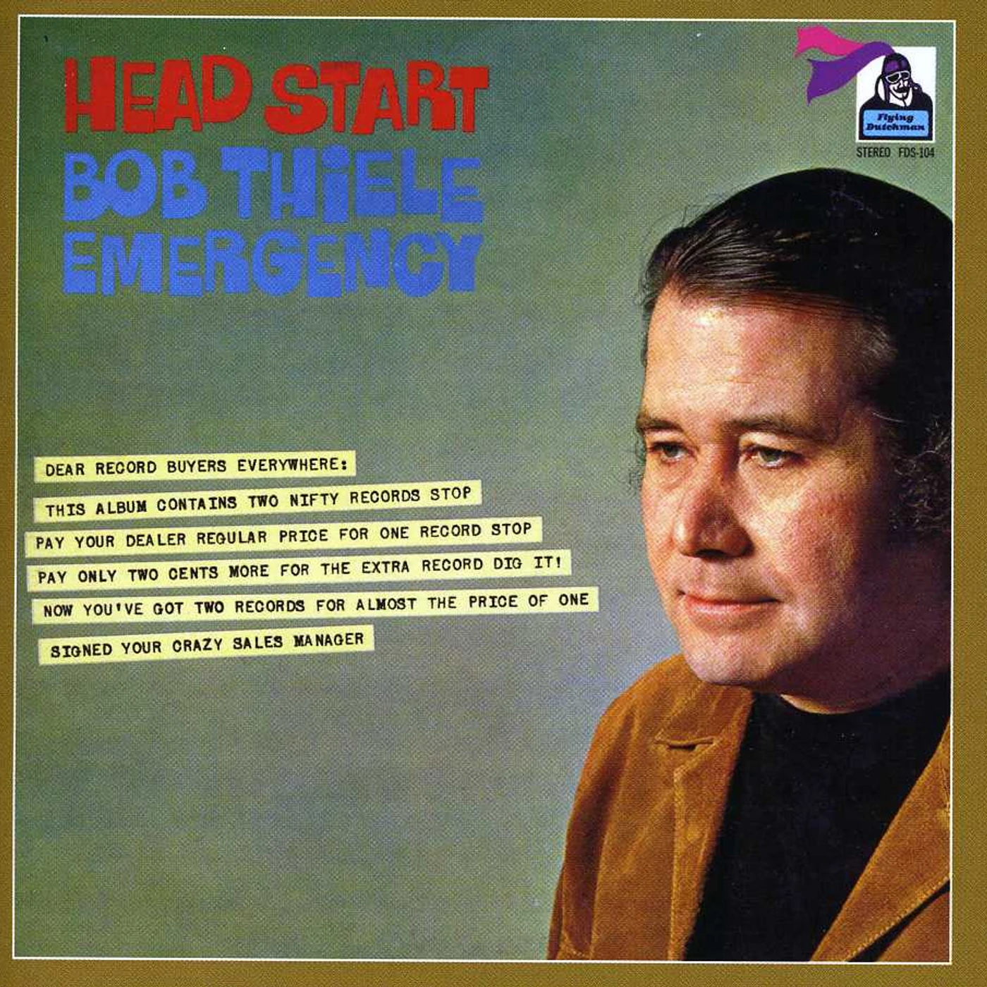 Bob Thiele HEAD START CD