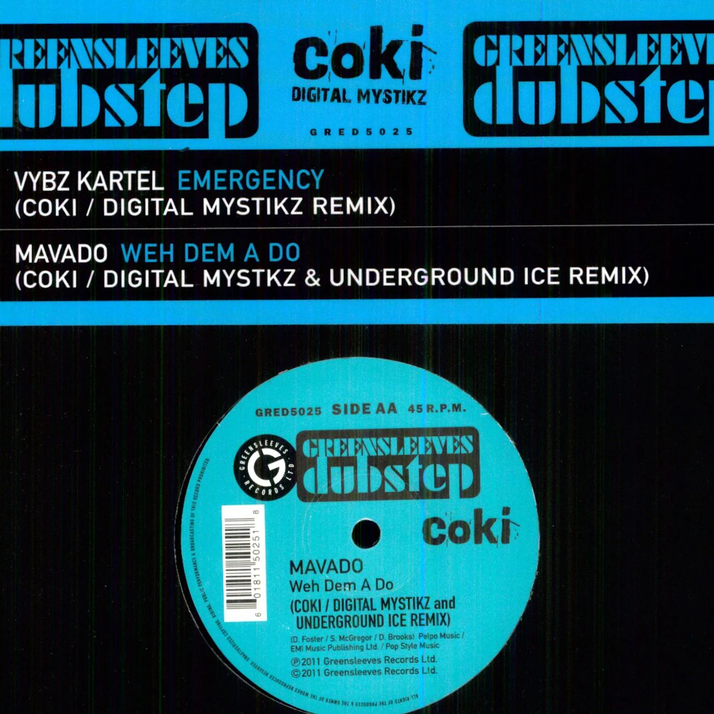 Vybz Kartel & Mavado EMERGENCY Vinyl Record