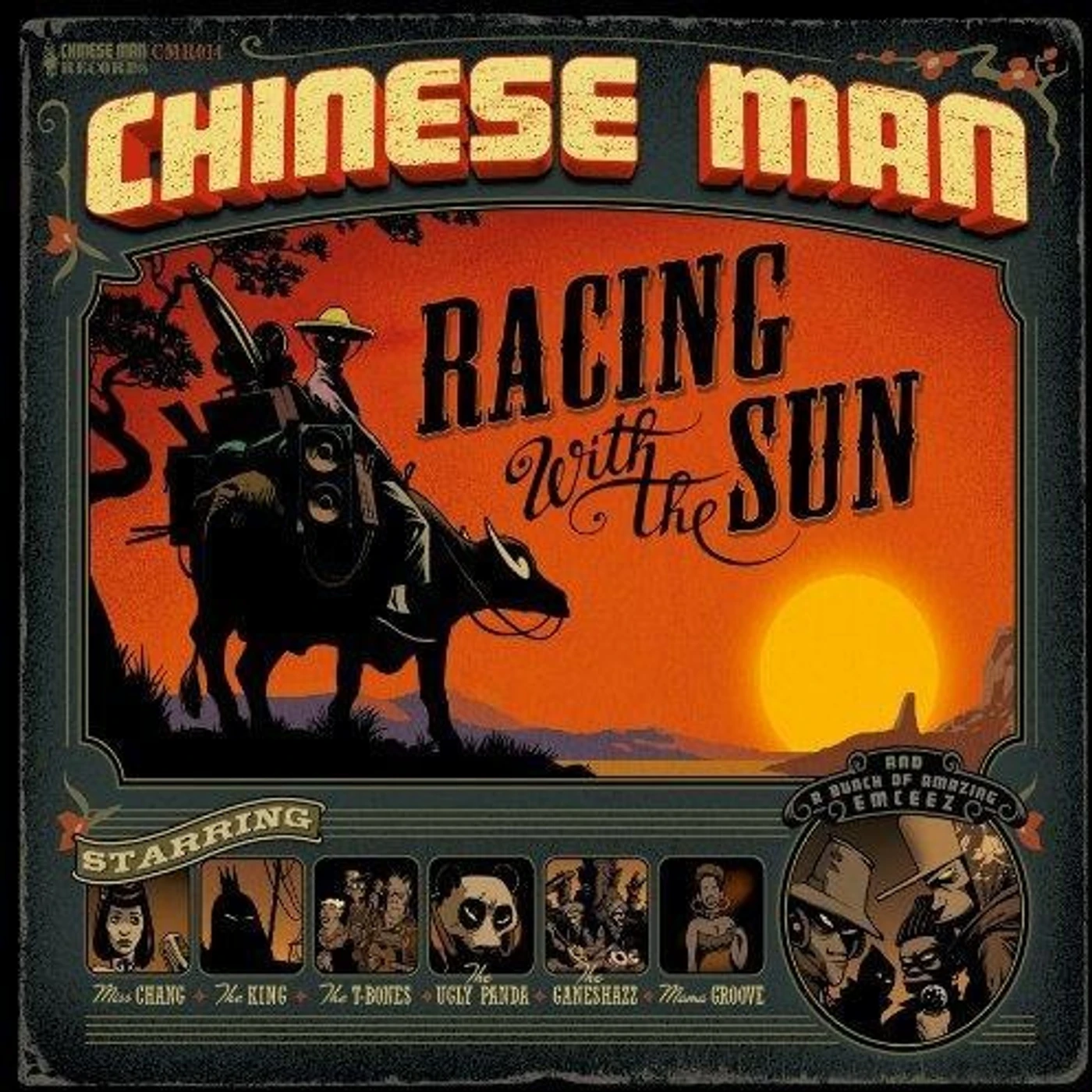 Chinese Man Racing With the Sun Vinyl Record