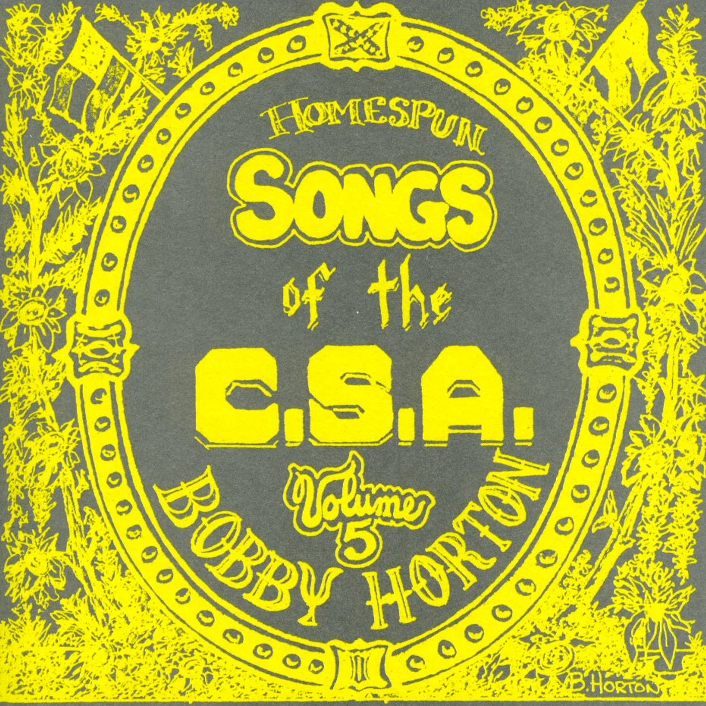 Bobby Horton HOMESPUN SONGS OF CSA 5 CD