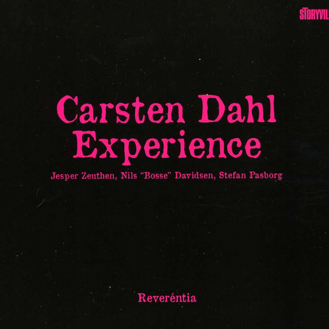 Carsten Dahl REVERENTIA CD