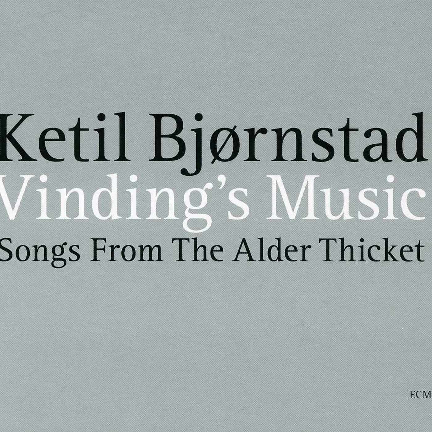 Ketil Bjørnstad BJORNSTAD, KETIL: VINDING'S MUSIC CD