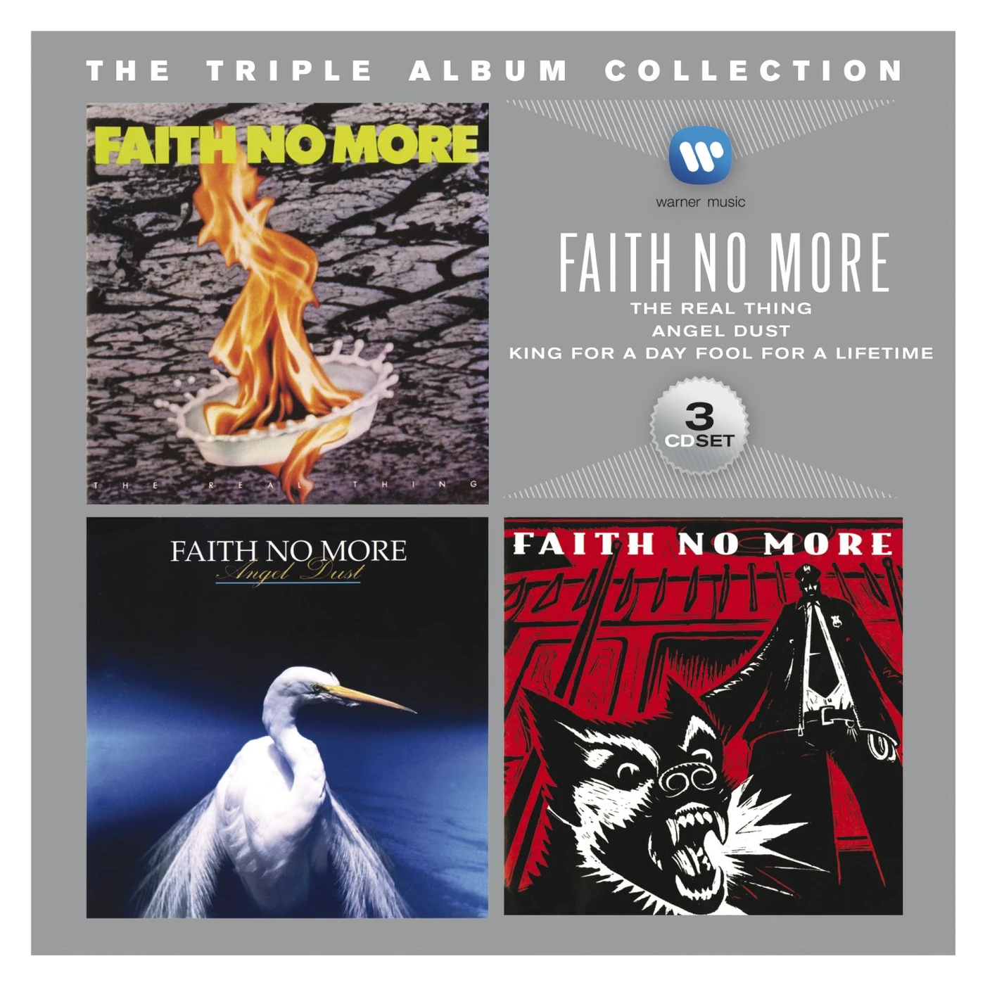 Faith No More REAL THING / ANGEL DUST / KING FOR A DAY CD