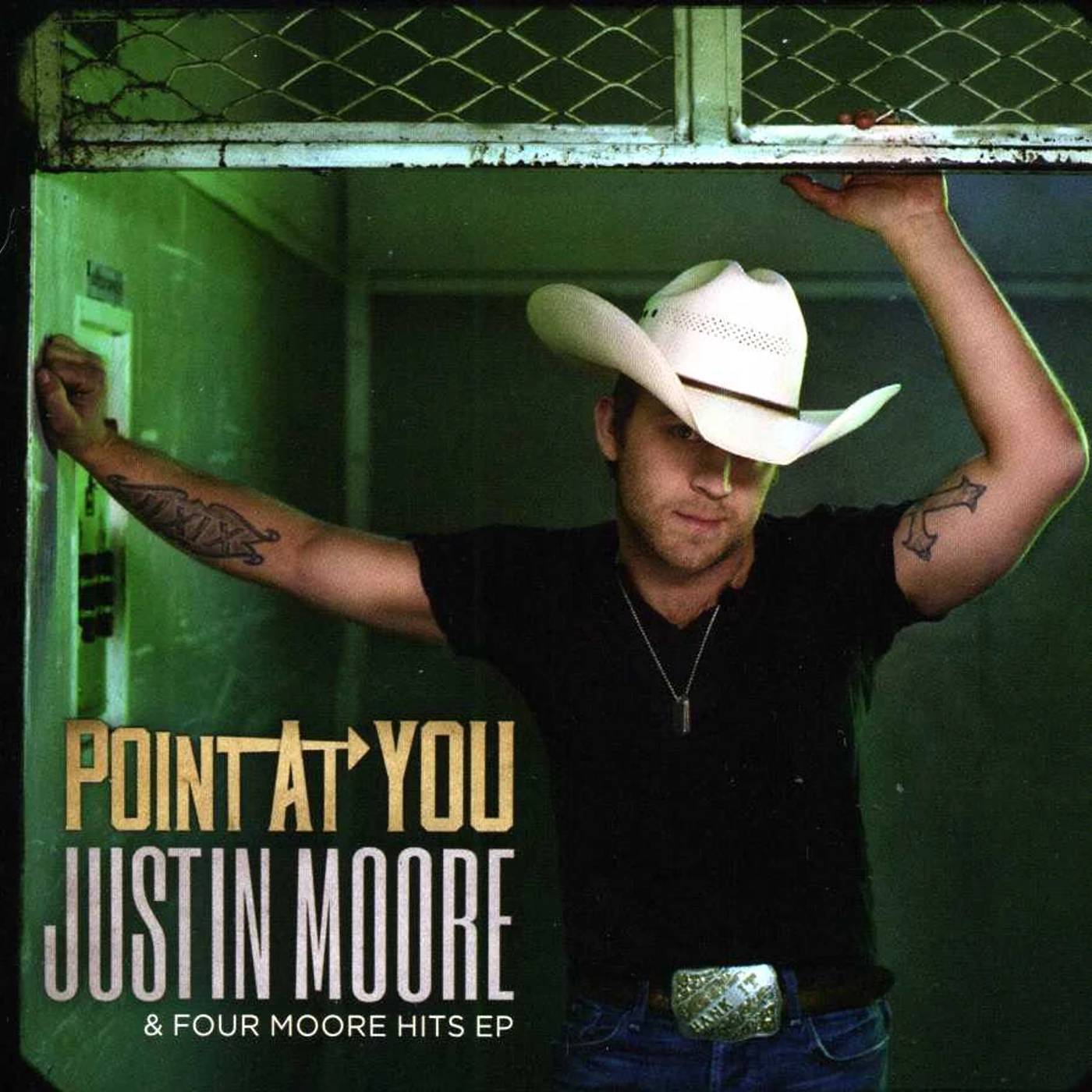 Justin Moore POINT AT YOU & FOUR MOORE HITS (CDEP) CD