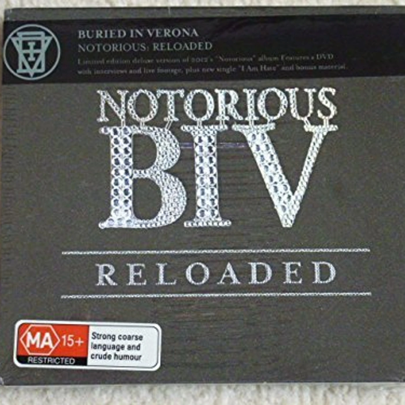 Buried In Verona NOTORIOUS: RELOADED CD