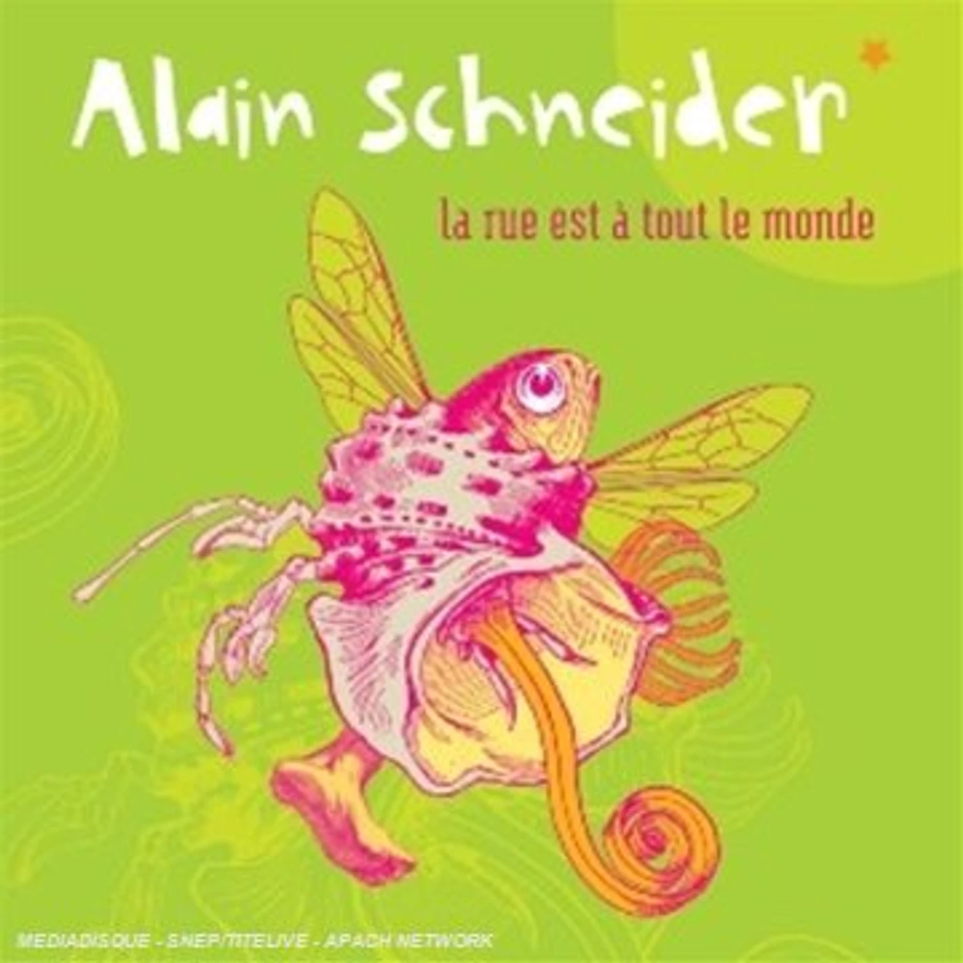Alain Schneider LA RUE EST A TOUT LE MONDE CD