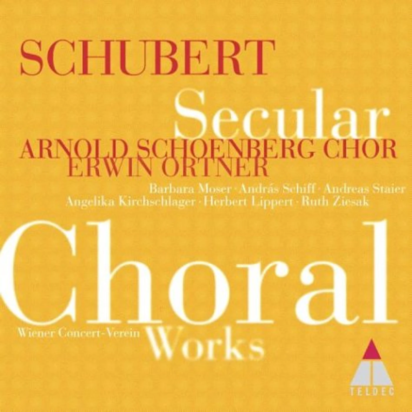 F. Schubert CHOEURS PROFANES CD