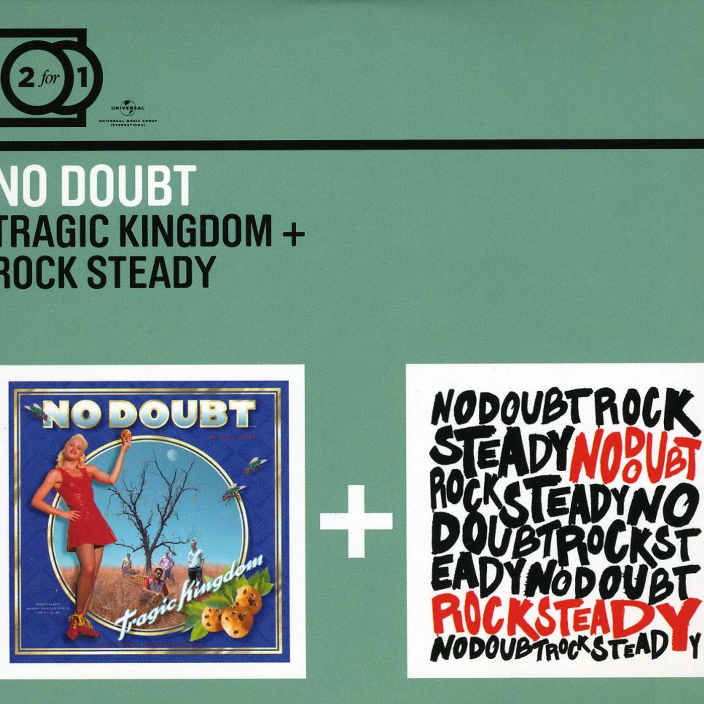 No Doubt TRAGIC KINGDOM/ROCK STEADY CD