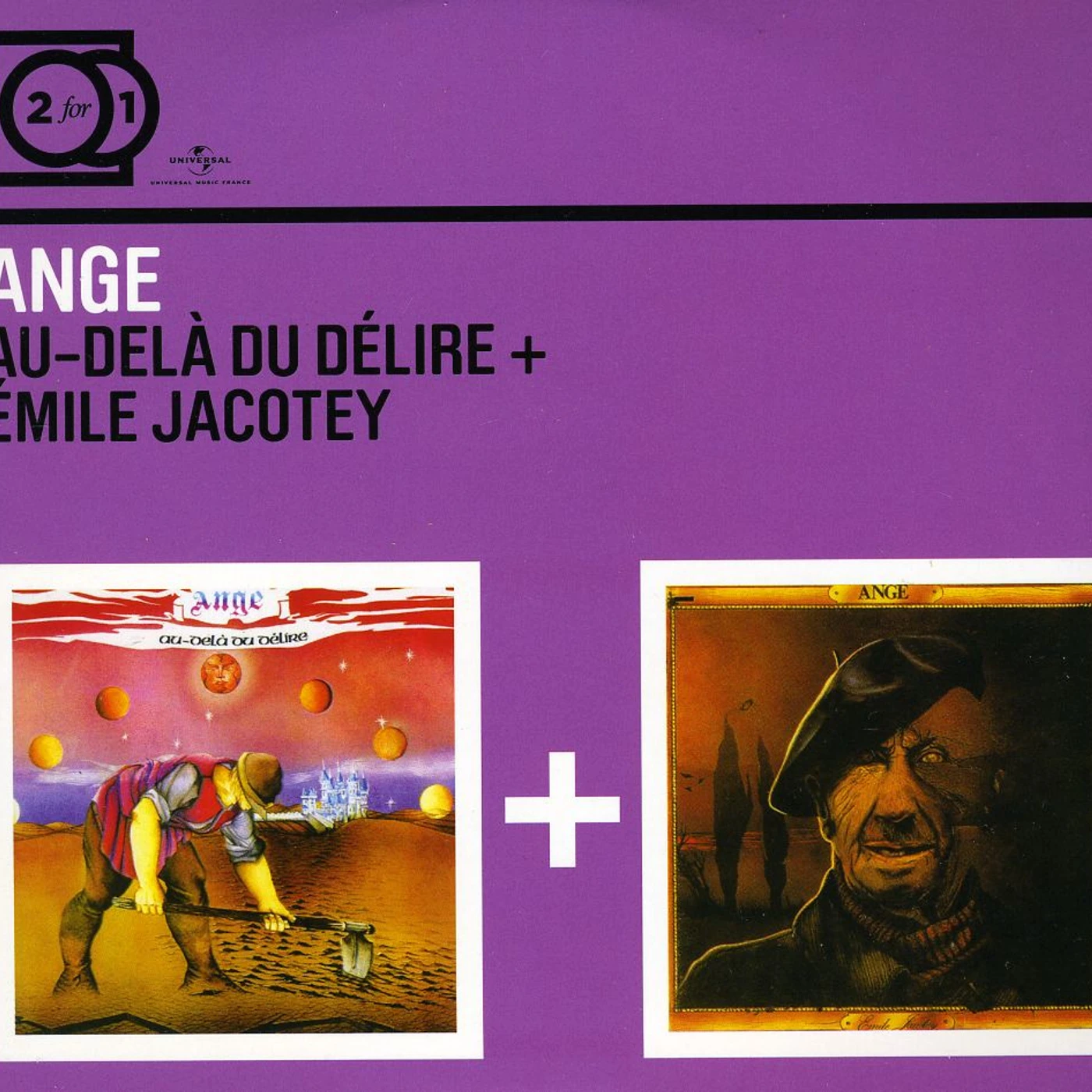 Ange AU DELA DU DELIRE + EMILE JACOTEY CD