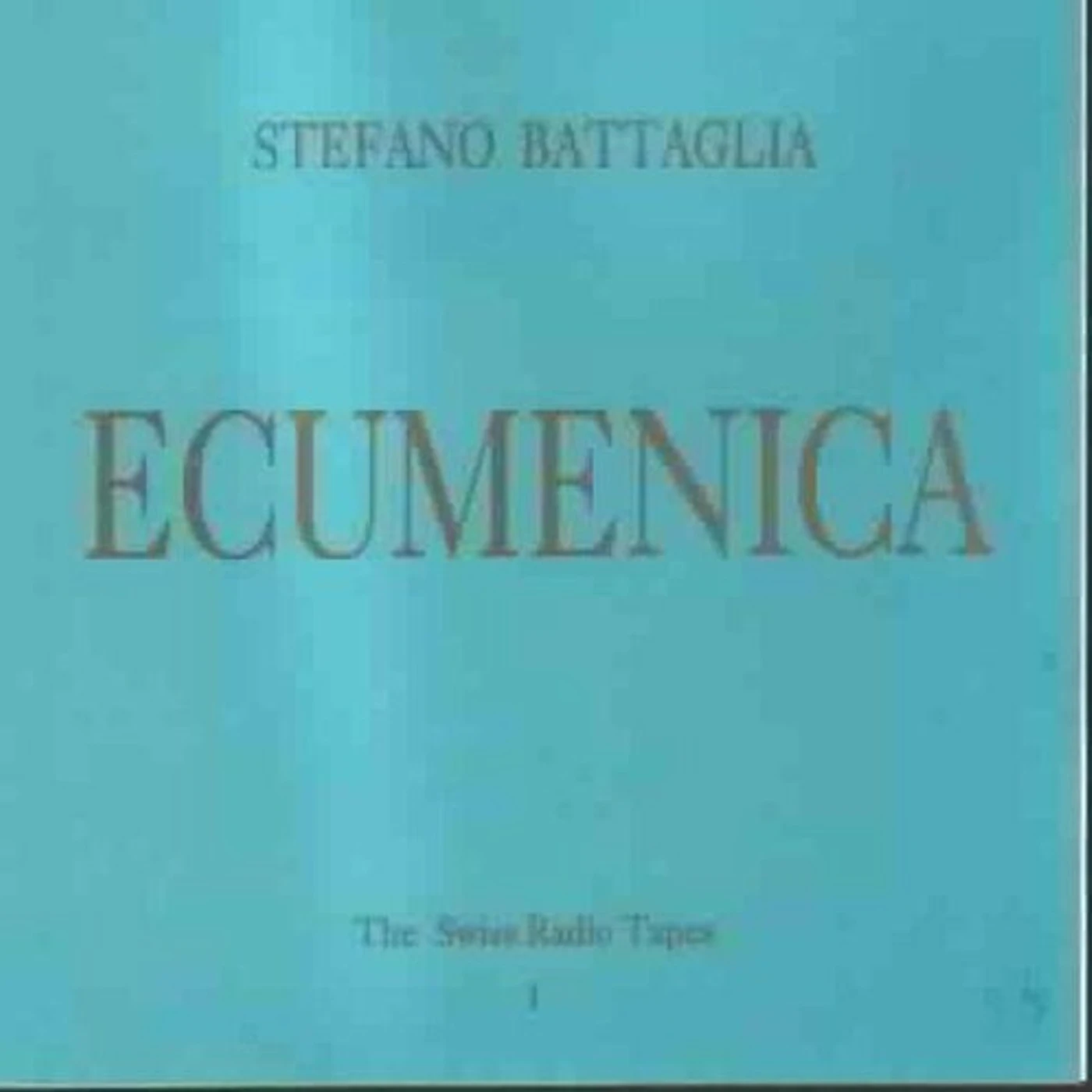 Stefano Battaglia ECUMENICA CD