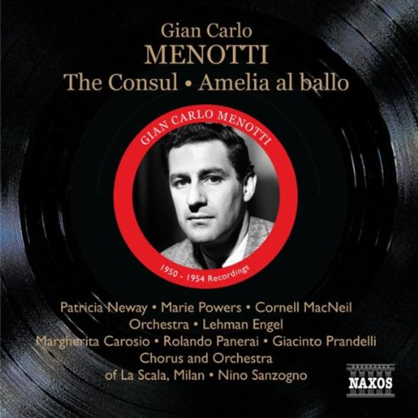 Nino Sanzogno MENOTTI: THE CONSUL CD