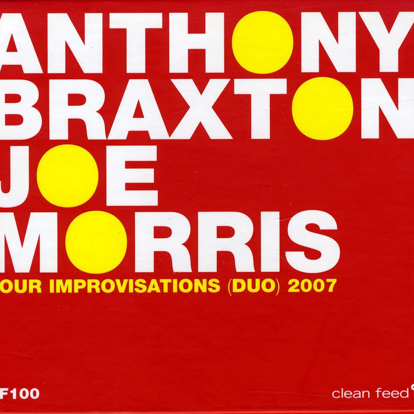 Anthony Braxton FOUR IMPROVISATIONS (DUO) 2007 CD