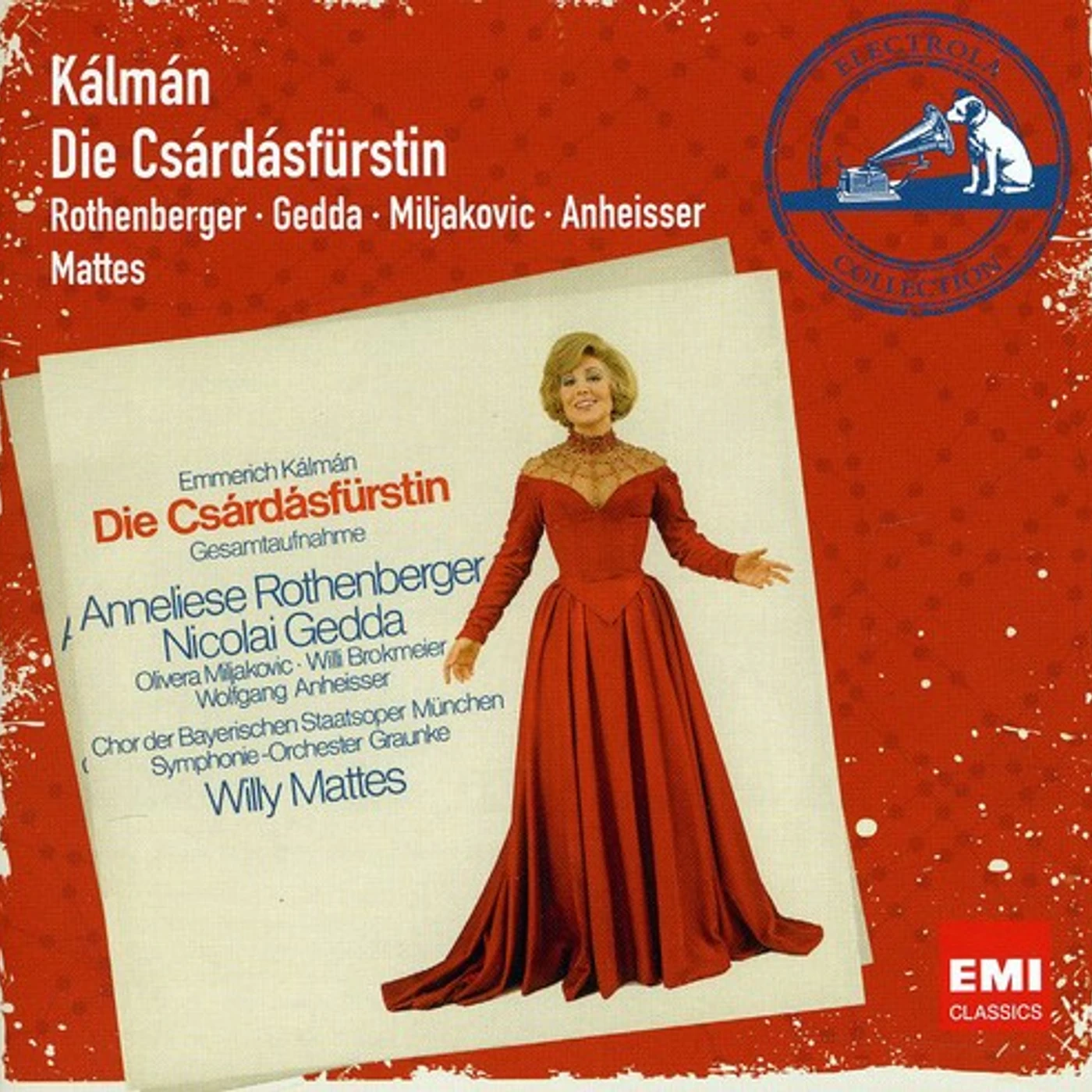 Willy Mattes KALMAN: DIE CSARDASFURSTIN (THE GYPSY PRINCESS) (E CD