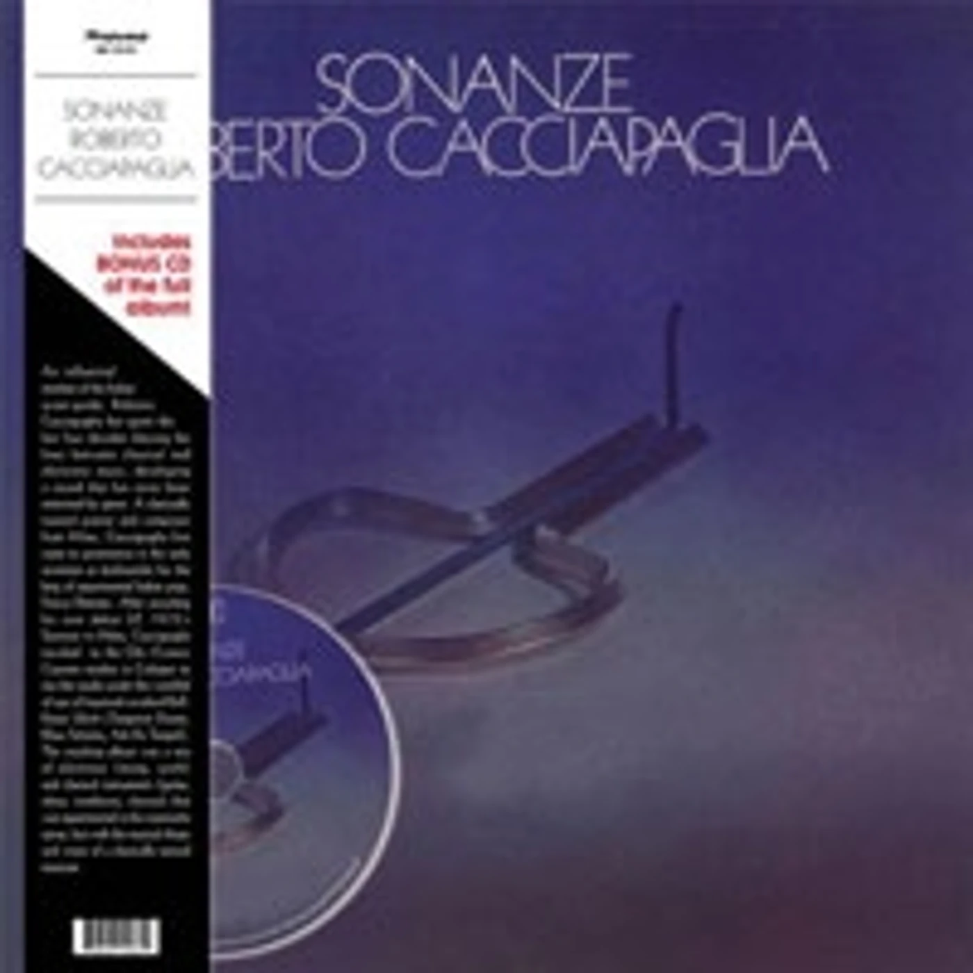 Roberto Cacciapaglia SONANZE Vinyl Record