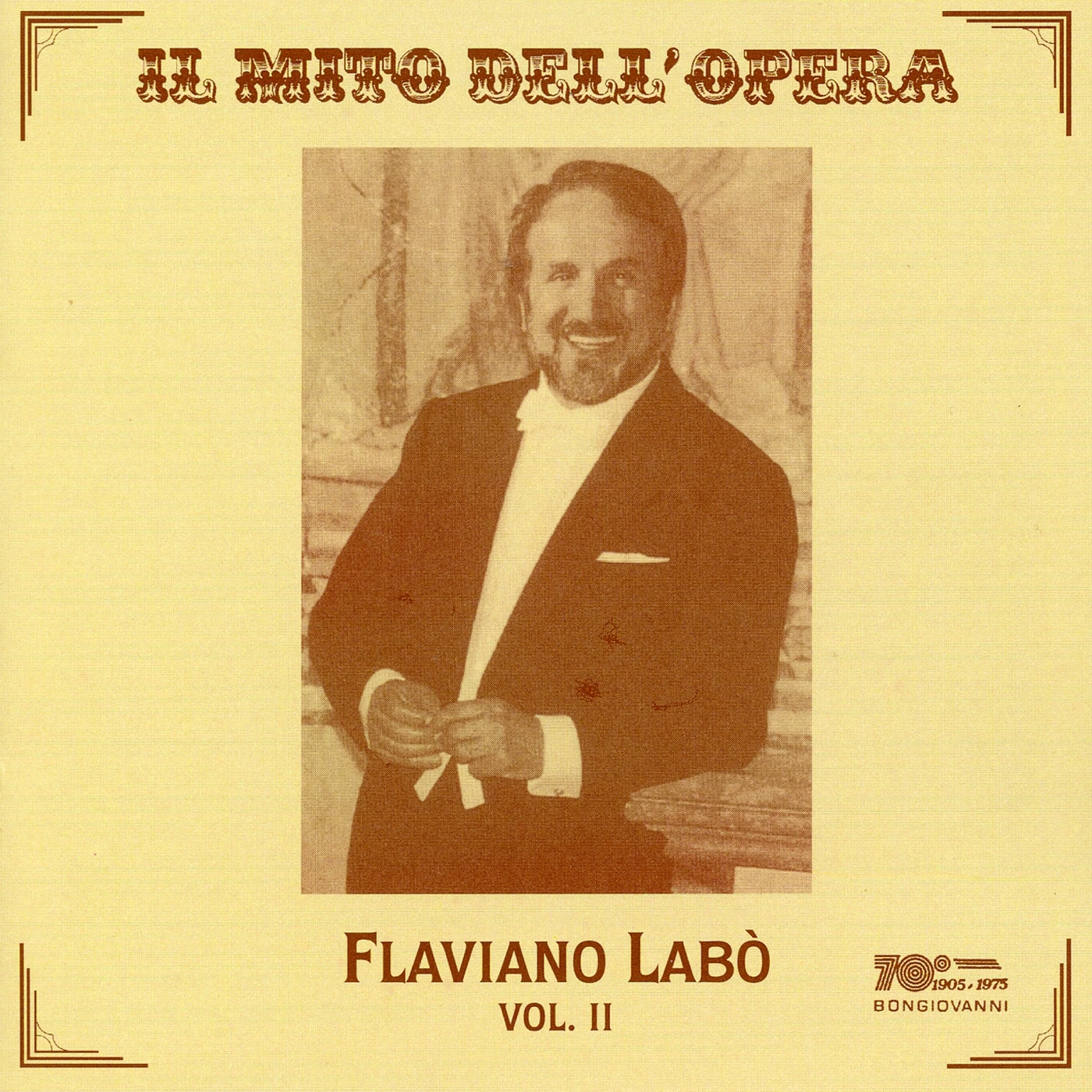 Flaviano Labo IL MITO DELL'OPERA CD