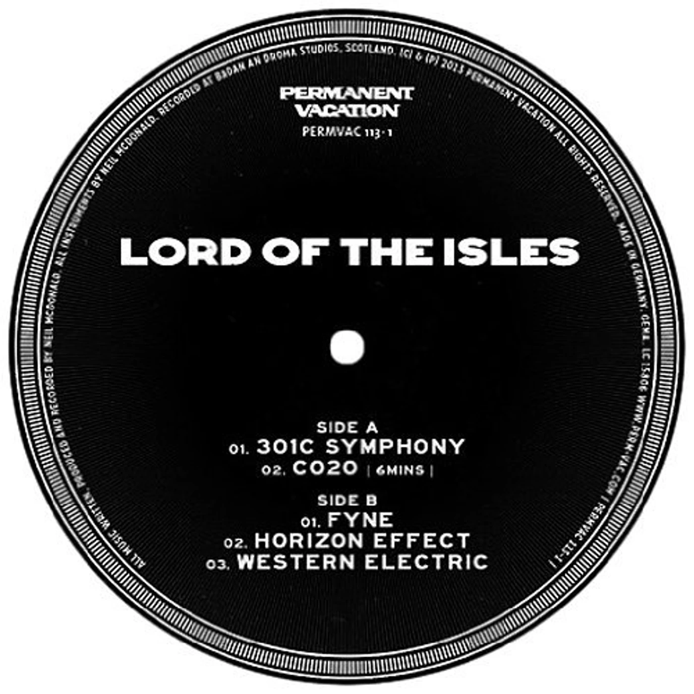 Lord Of The Isles 301C Symphony Vinyl Record