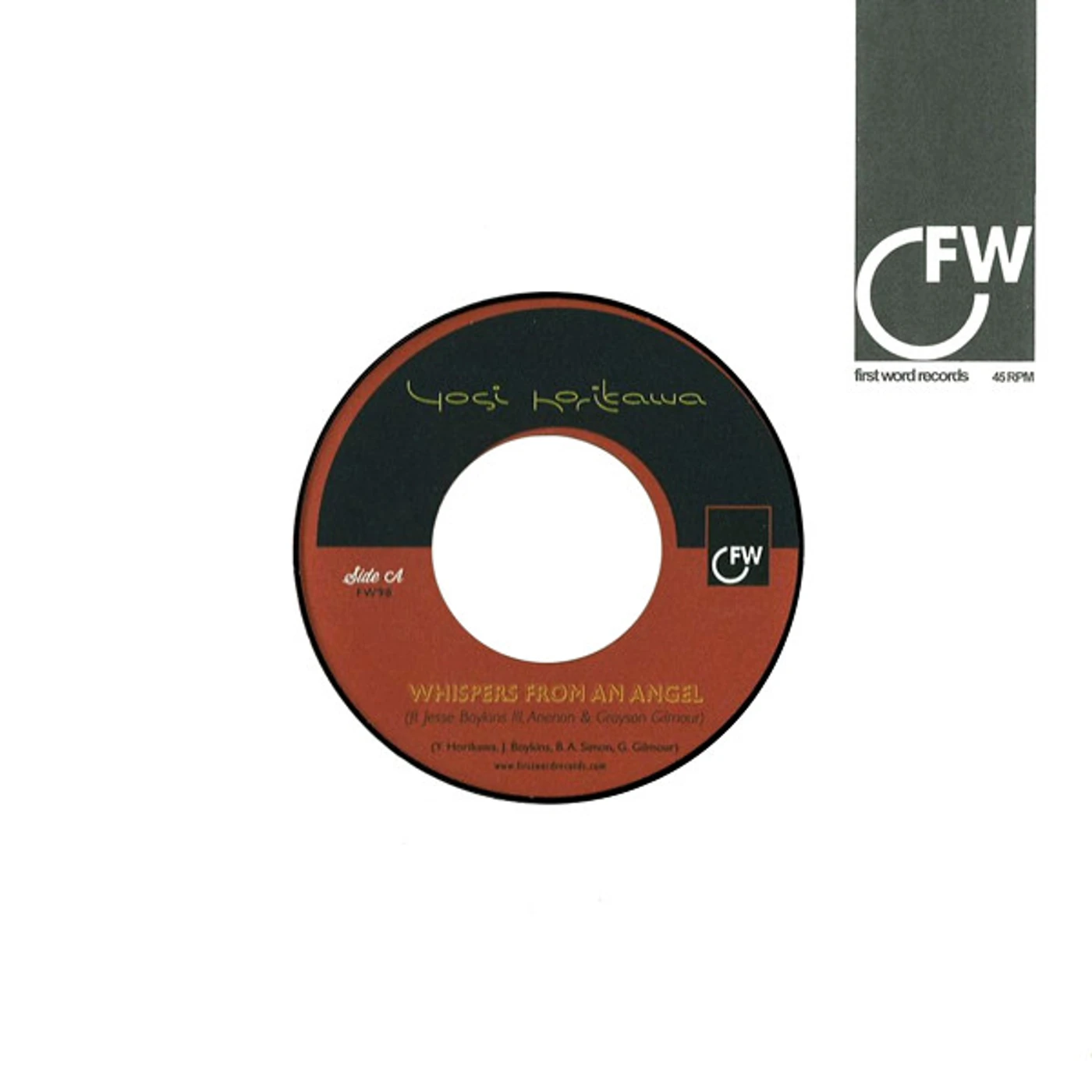 Yosi Horikawa WHISPERS FROM AN ANGEL Vinyl Record - UK Release