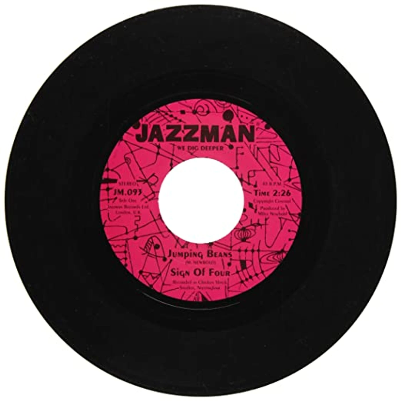 The Sign of Four JUMPING BEANS Vinyl Record - UK Release