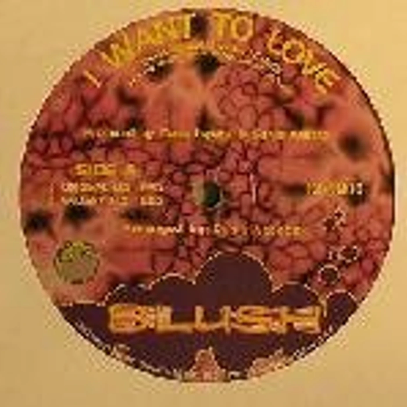 Blush I WANT TO LOVE Vinyl Record