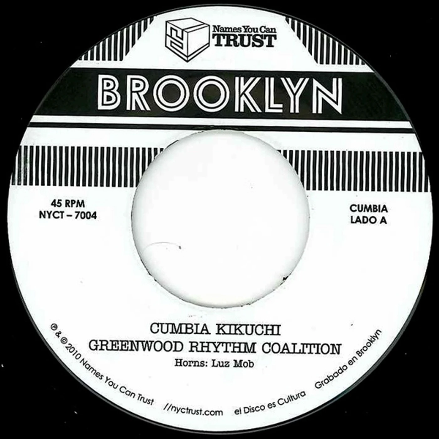 Greenwood Rhythm Coalition CUMBIA KIKUCHI Vinyl Record - UK Release
