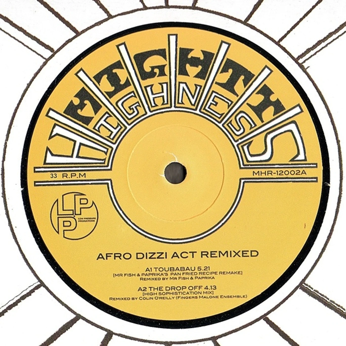 Afro Dizzi Act REMIXED Vinyl Record - UK Release