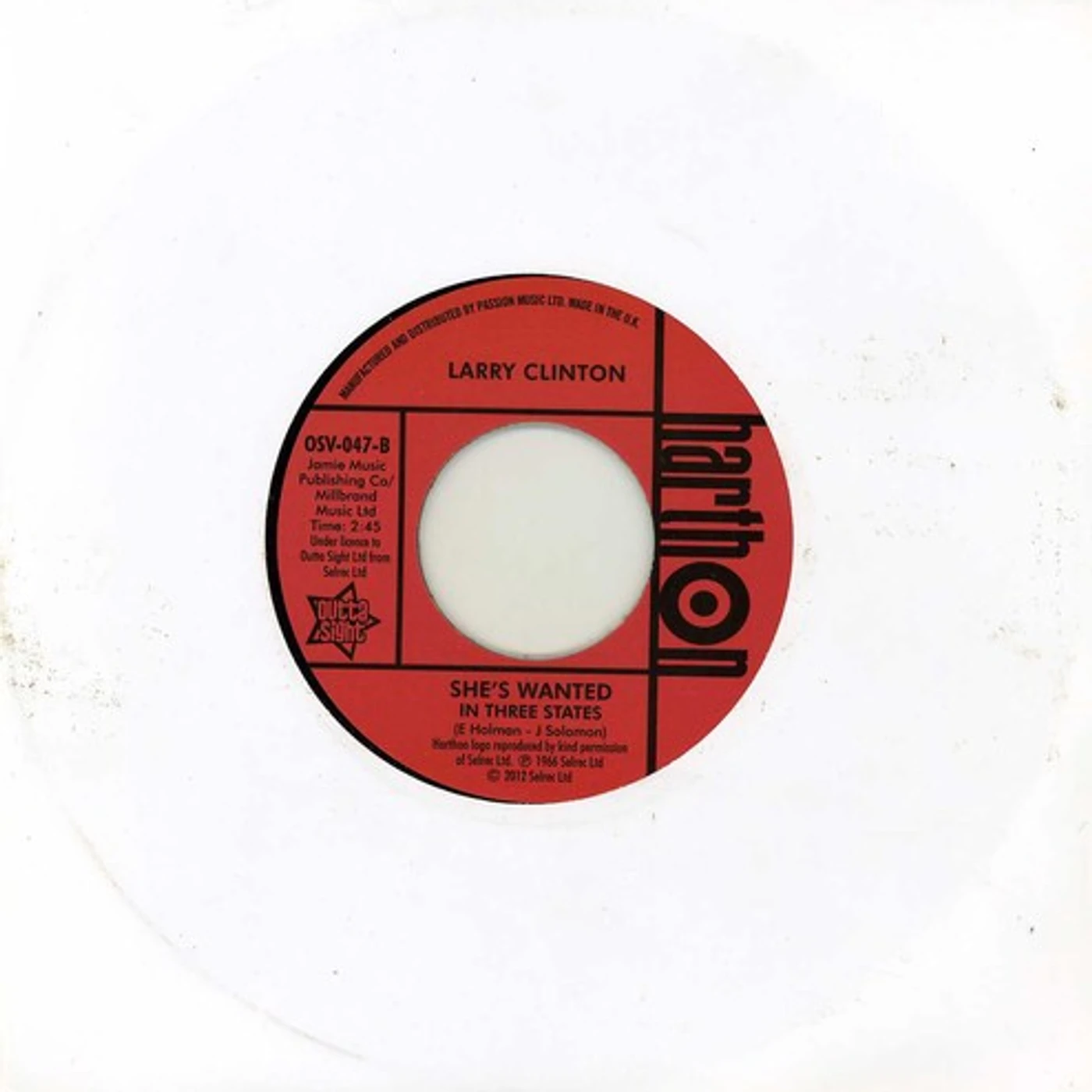 Jesse James LOVE IS ALL RIGHT Vinyl Record