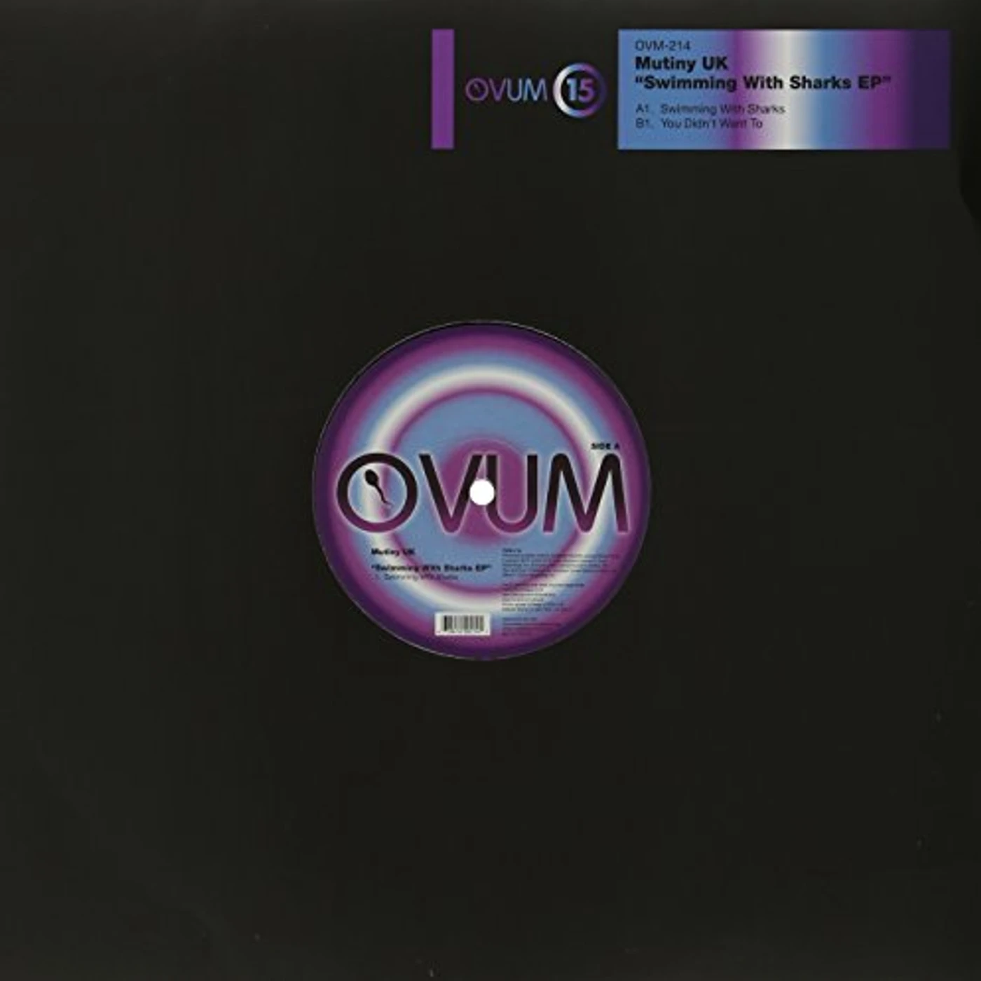 Mutiny UK SWIMMING WITH SHARKS EP Vinyl Record - UK Release