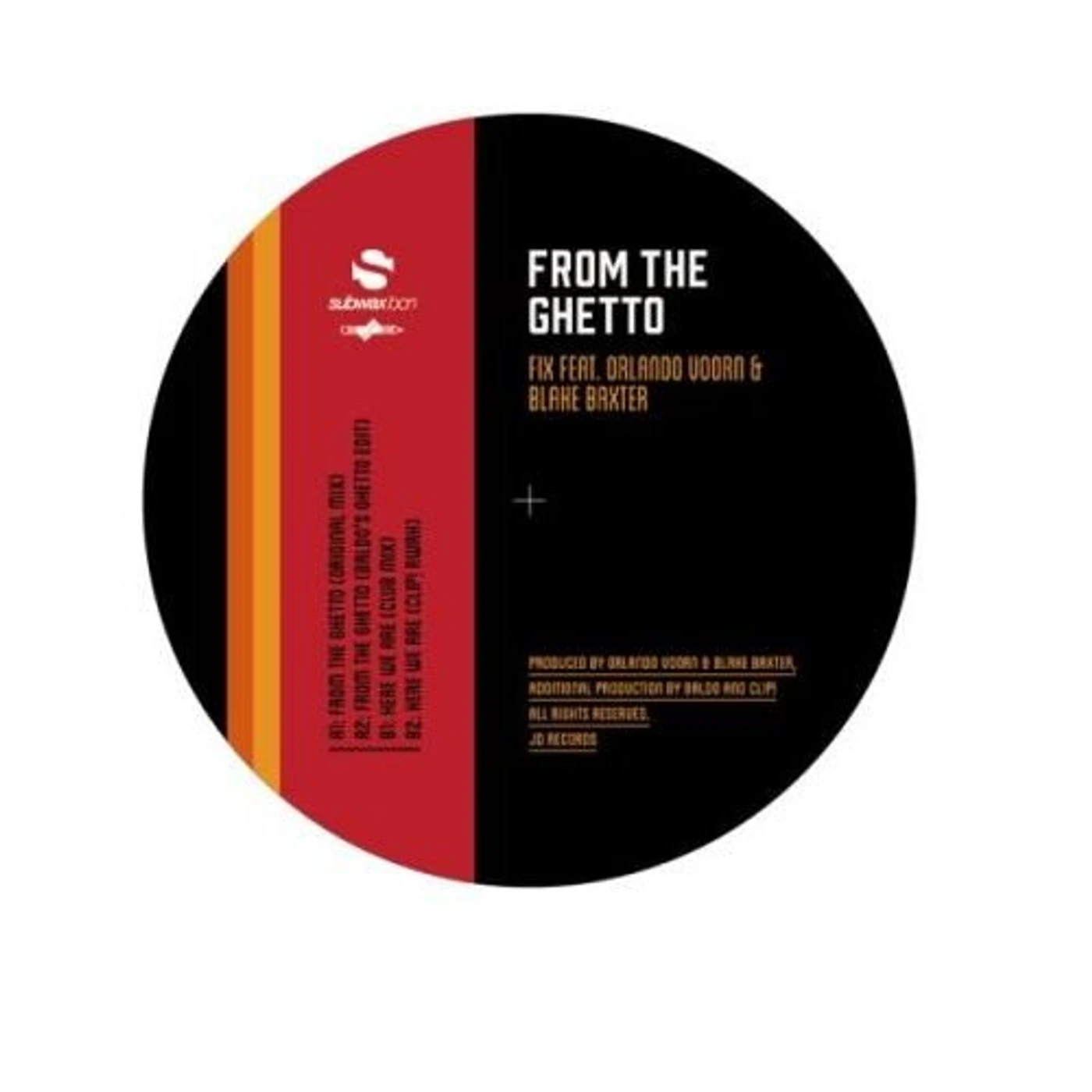 Fix FROM THE GHETTO / HERE WE ARE Vinyl Record