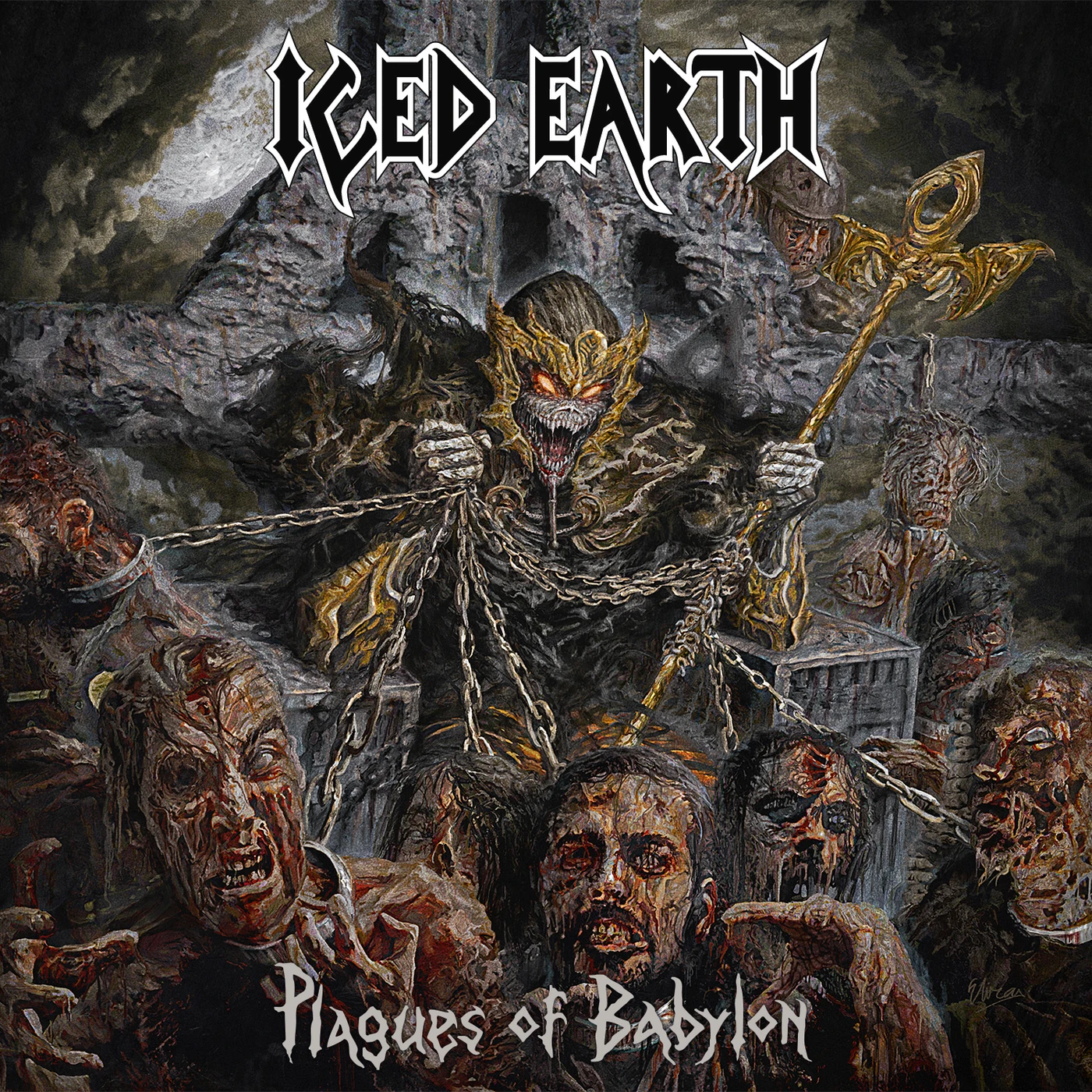 Iced Earth Plagues of Babylon Vinyl Record