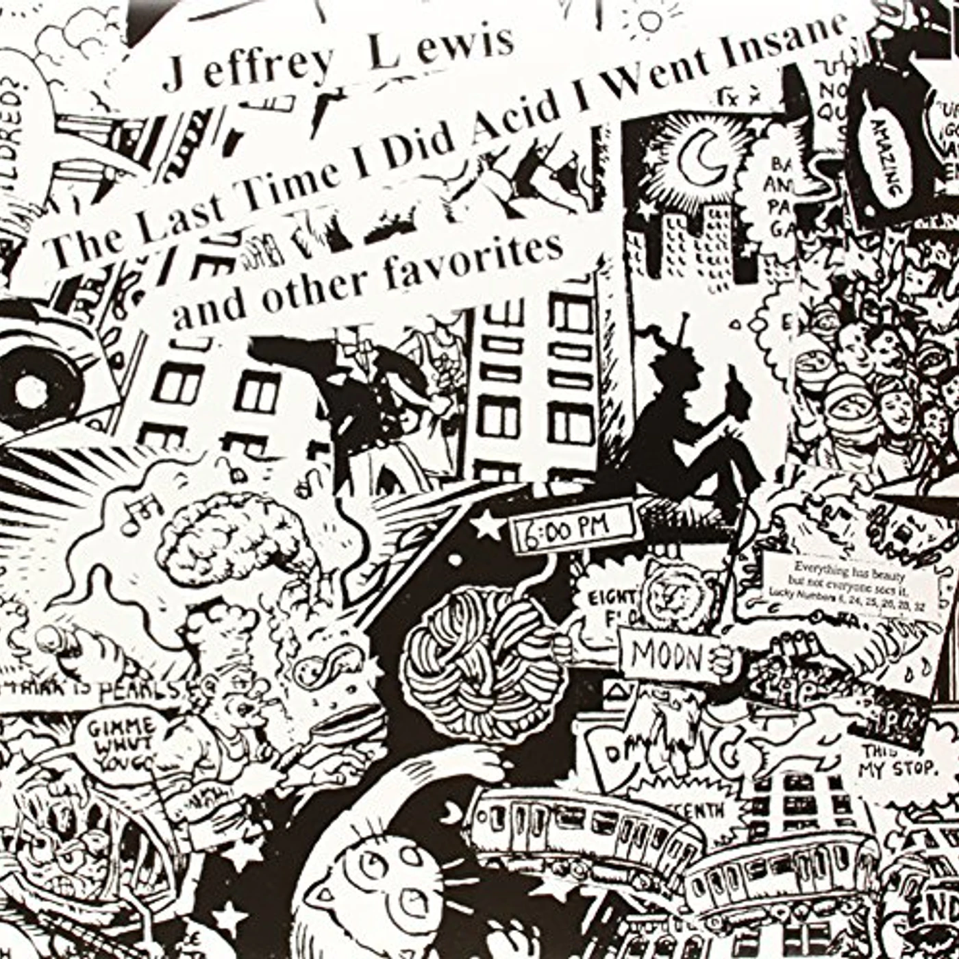 Jeffrey Lewis LAST TIME I DID ACID I WENT INSANE Vinyl Record